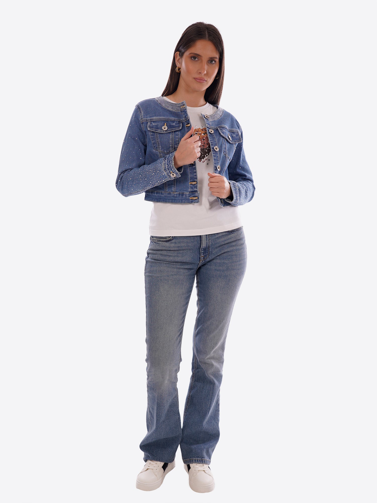 Giubbino TAKE TWO da Donna - blu DK02128LAVMEDIO