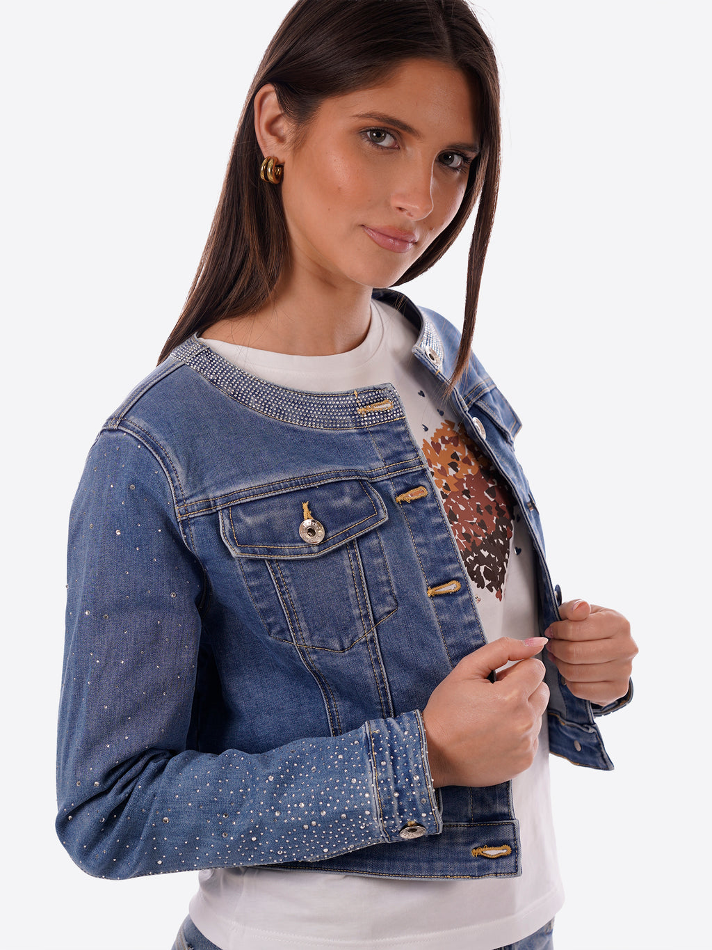 Giubbino TAKE TWO da Donna - blu DK02128LAVMEDIO