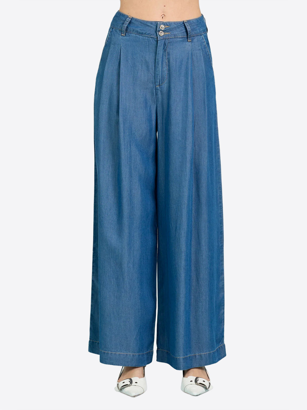 Pantalone TAKE TWO da Donna - blu DK02135BLU