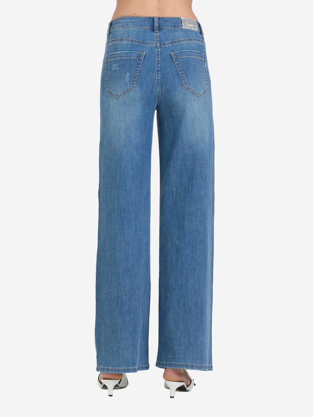 Pantalone Jeans TAKE TWO da Donna - blu DK02205LAVMEDIO