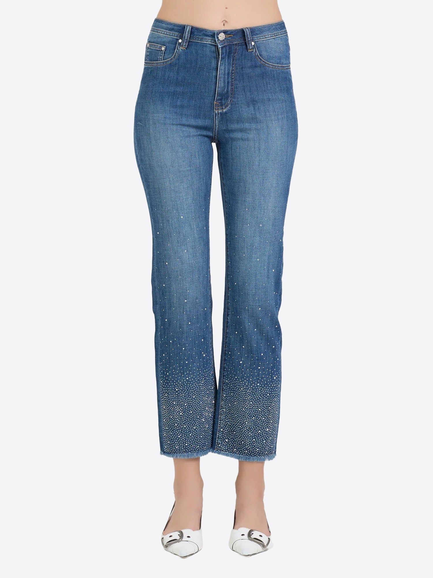 Pantalone Jeans TAKE TWO da Donna - blu DK02206LAVMEDIO