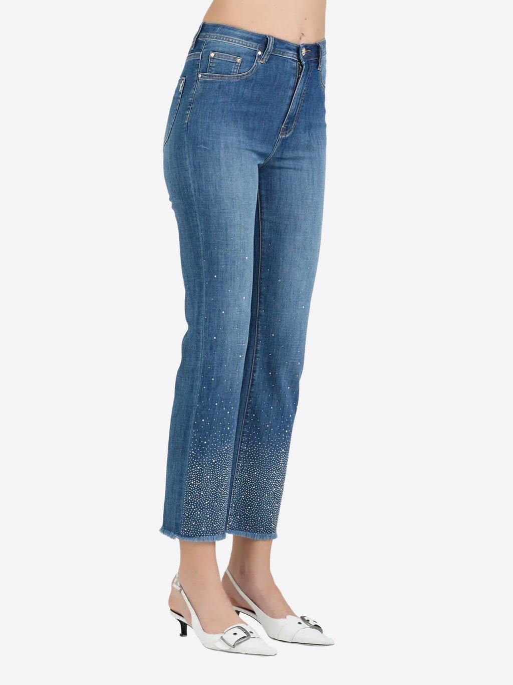 Pantalone Jeans TAKE TWO da Donna - blu DK02206LAVMEDIO