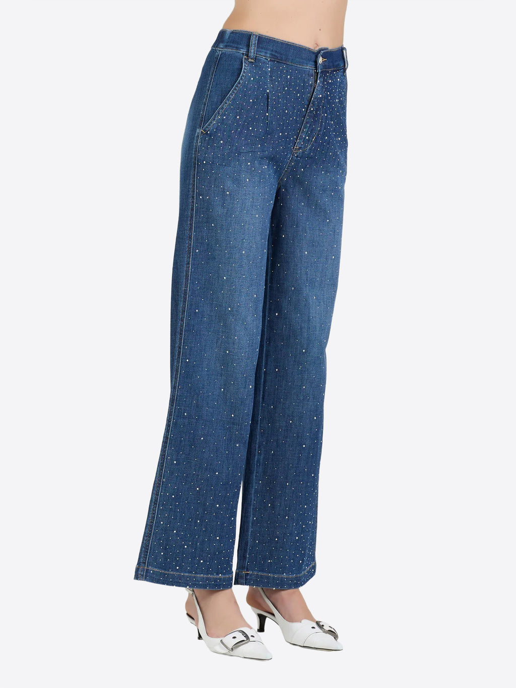 Pantalone Jeans TAKE TWO da Donna - blu DK02207LAVSCURO