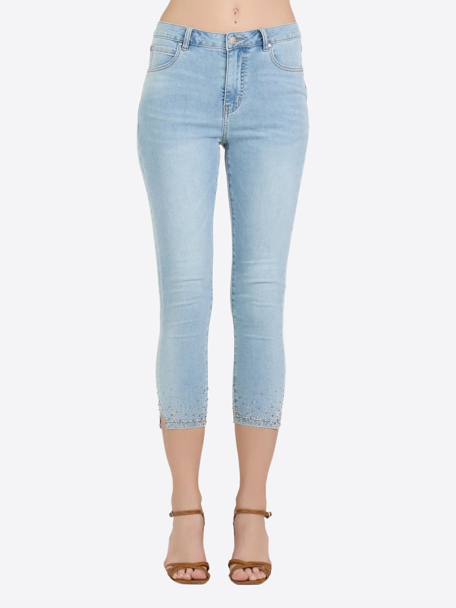 Pantalone Jeans TAKE TWO da Donna - blu DK02208LAVCHIARO