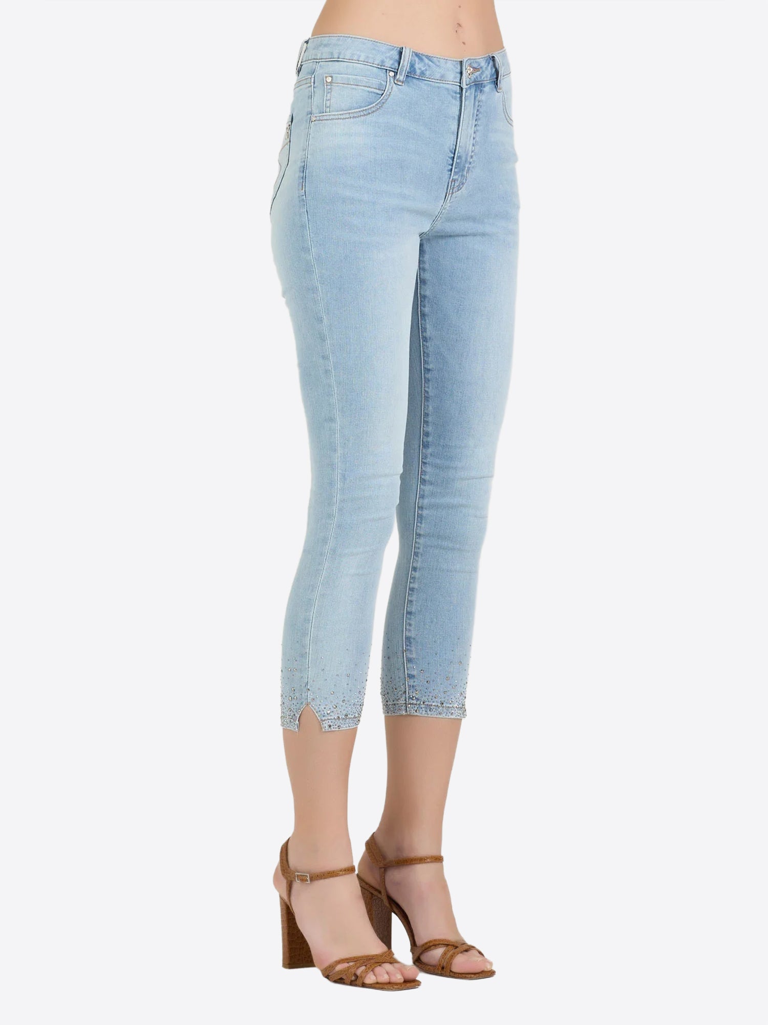 Pantalone Jeans TAKE TWO da Donna - blu DK02208LAVCHIARO