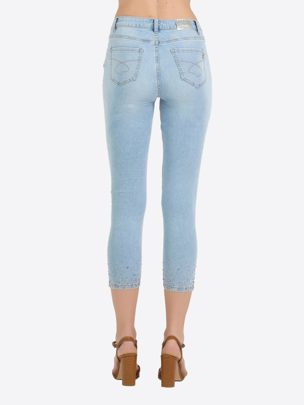 Pantalone Jeans TAKE TWO da Donna - blu DK02208LAVCHIARO