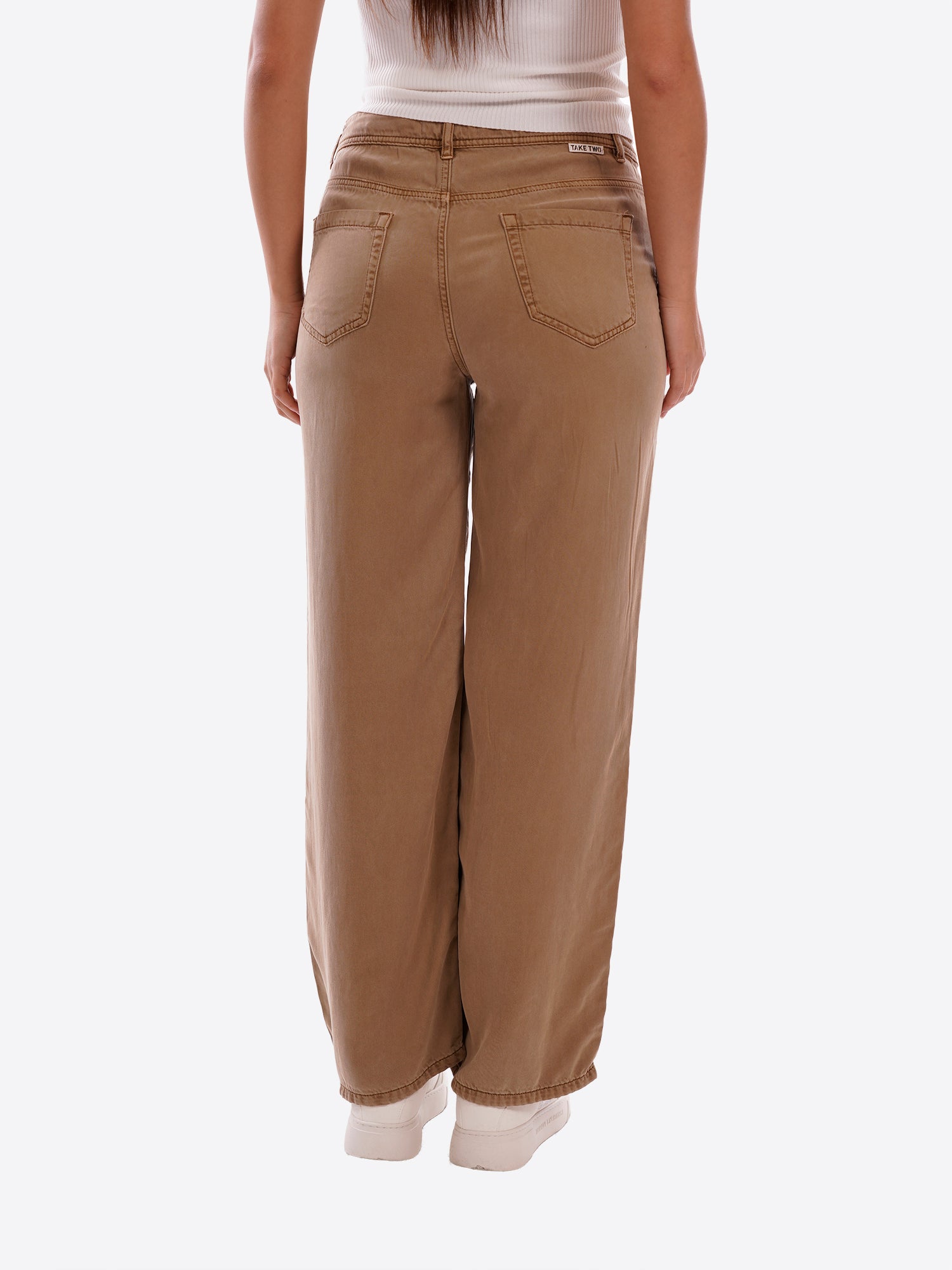 Pantalone TAKE TWO da Donna - marrone DK02215MOKA