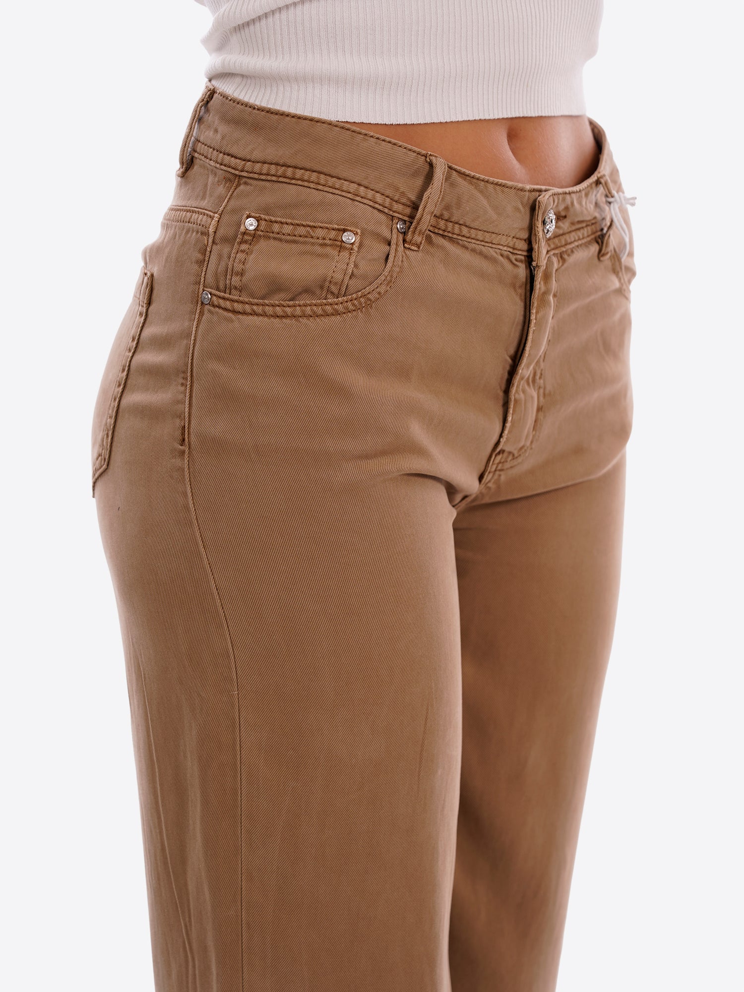 Pantalone TAKE TWO da Donna - marrone DK02215MOKA