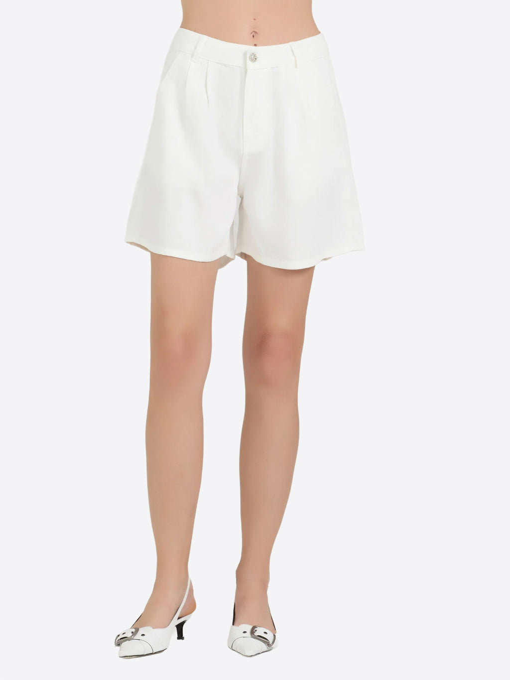 Bermuda TAKE TWO da Donna - bianco DK02217WHT