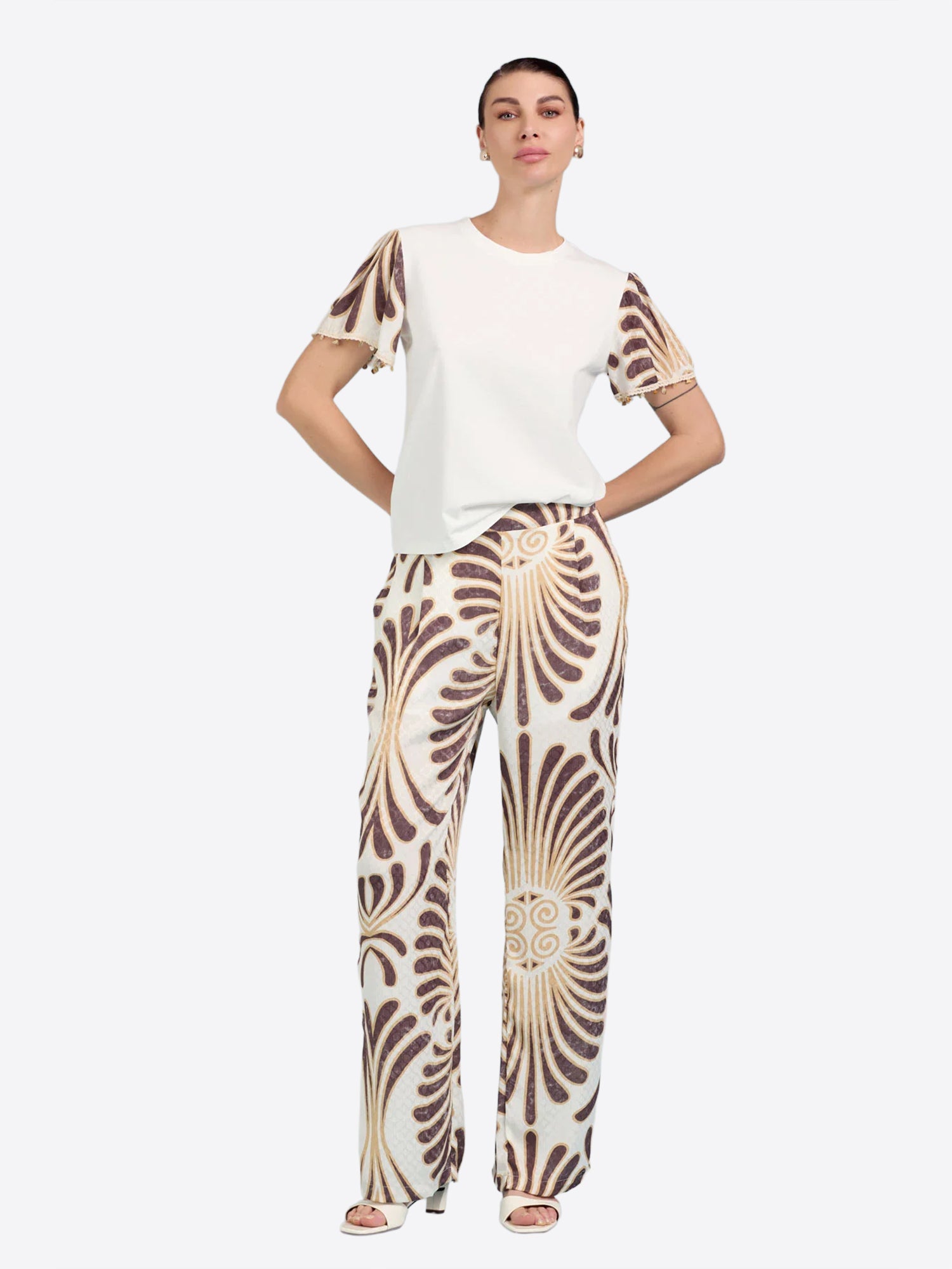 T-shirt TAKE TWO da Donna - bianco DK02803WHT