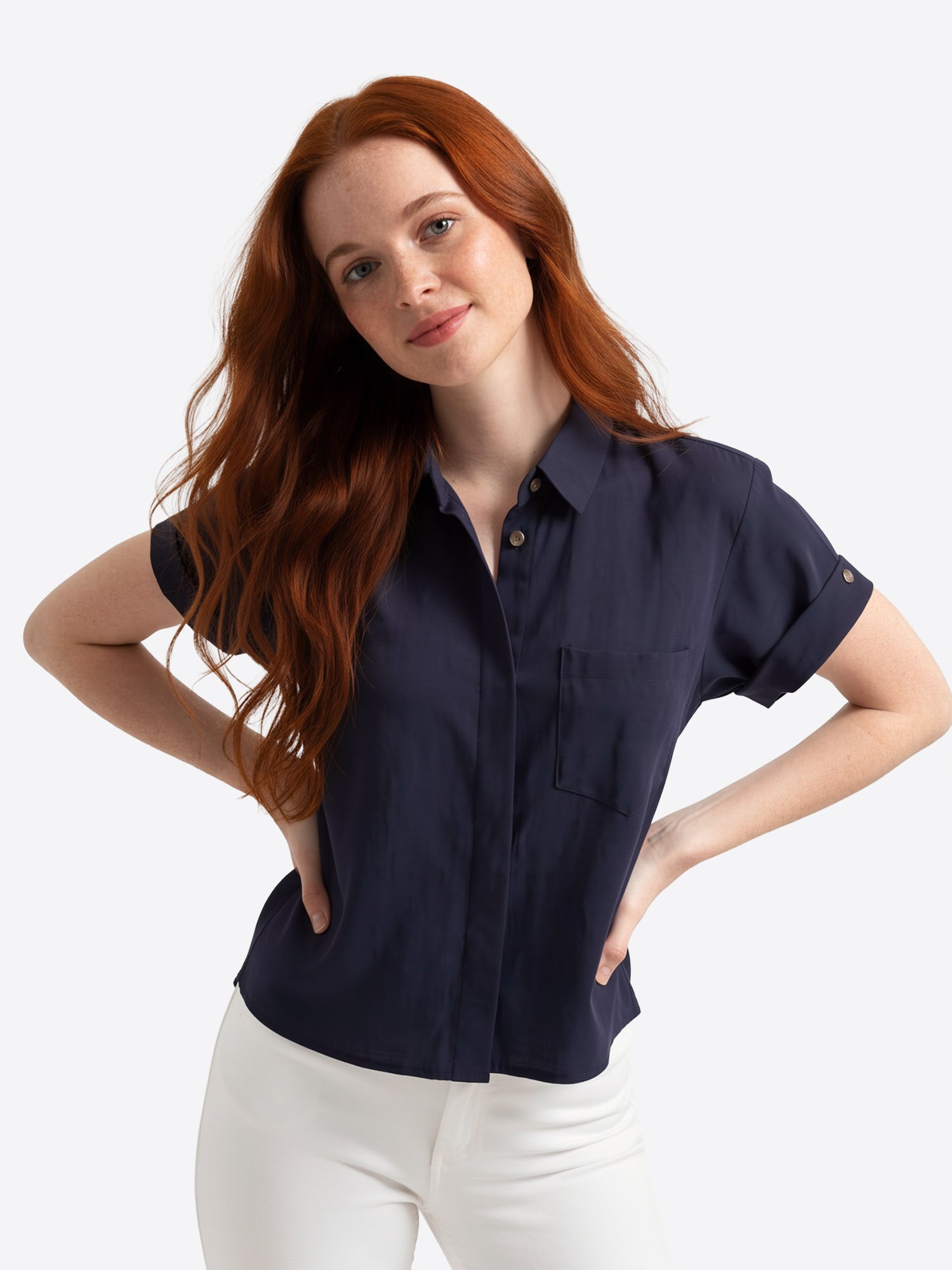 Camicia TAKE TWO da Donna - blu DK03011BLU