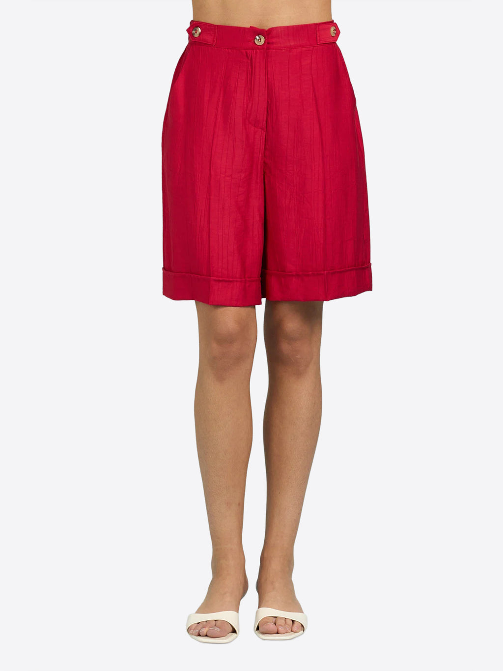 Bermuda TAKE TWO da Donna - rosso DK03016ROSSO