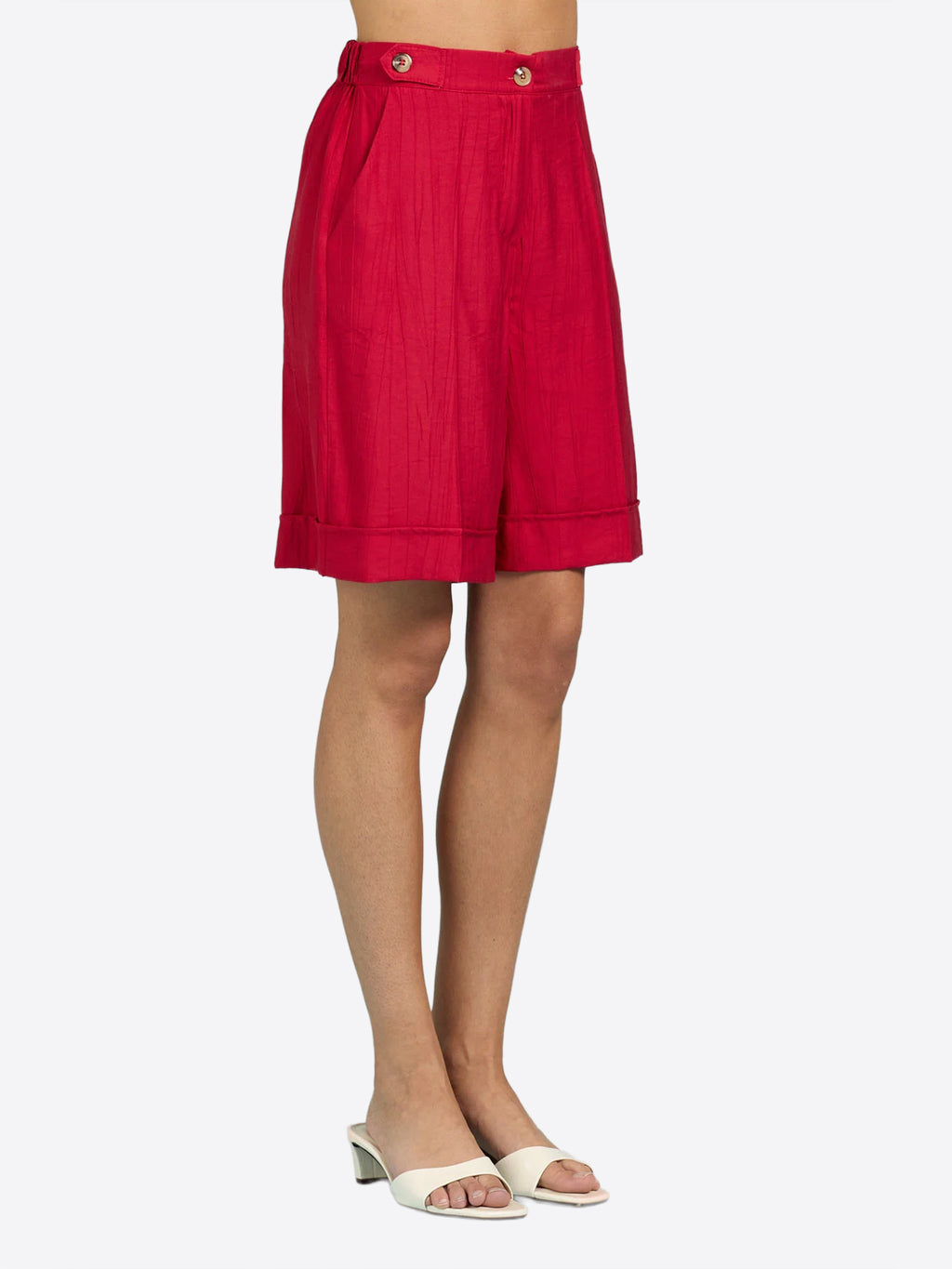 Bermuda TAKE TWO da Donna - rosso DK03016ROSSO