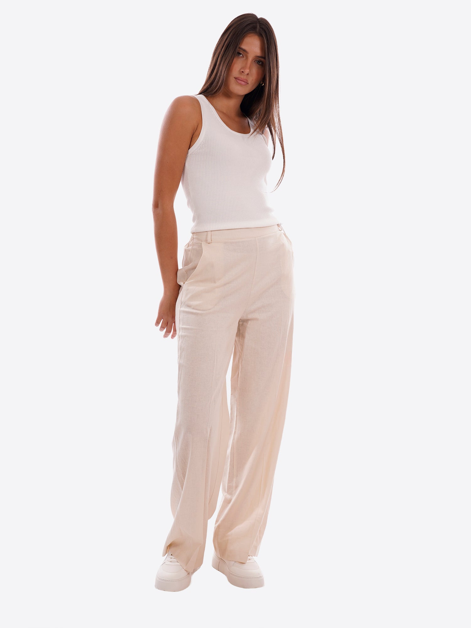Pantalone TAKE TWO da Donna - beige DK03018BEIGE