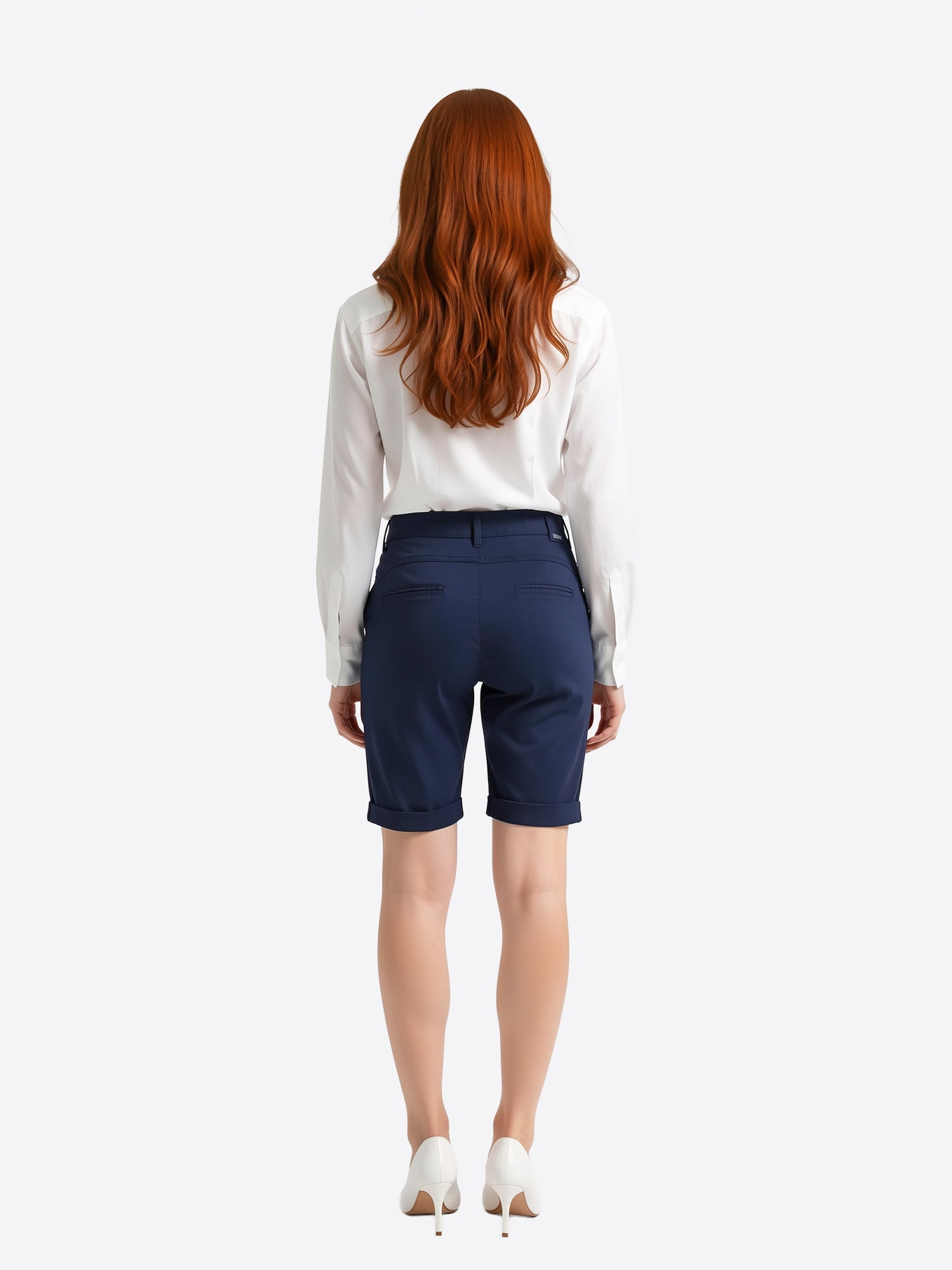 Bermuda TAKE TWO da Donna - blu DK03103BLU
