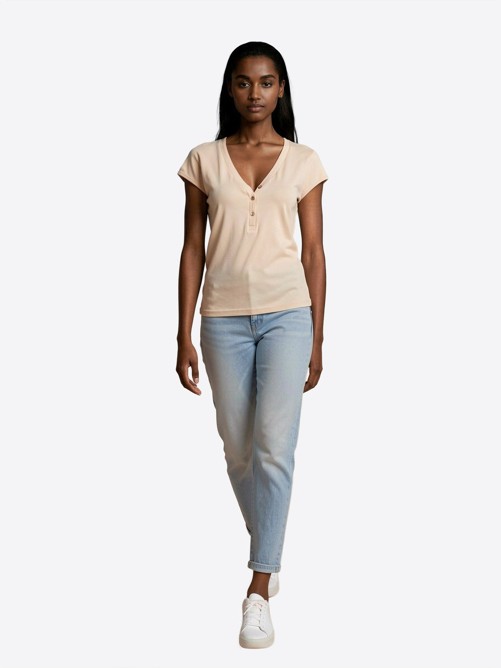 T-shirt TAKE TWO da Donna - beige DK0325BEIGE