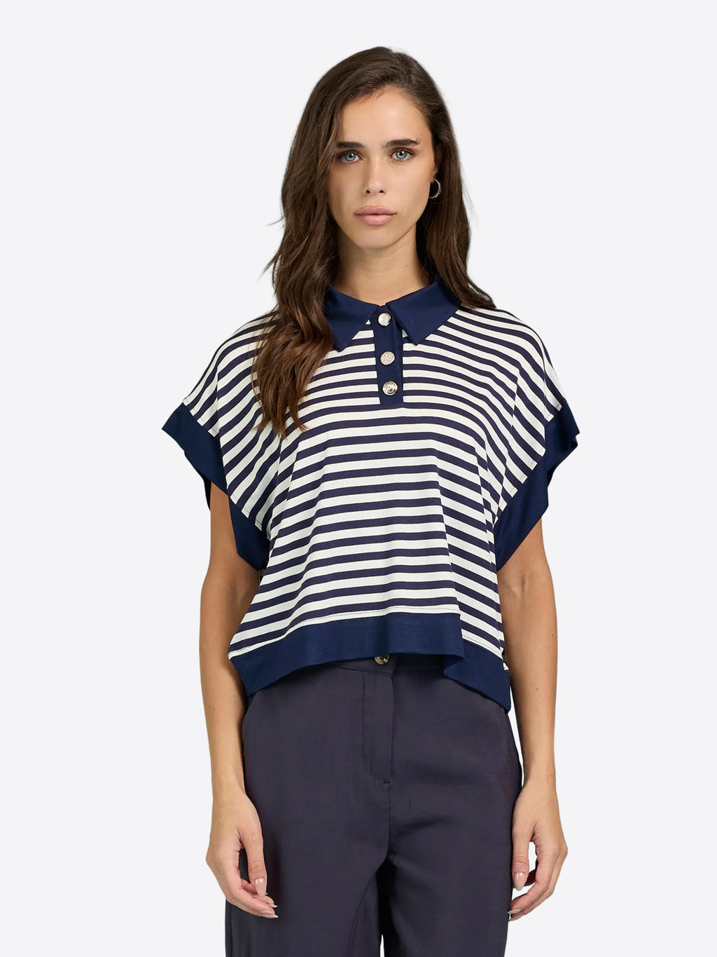 Polo TAKE TWO da Donna - blu DK03702BLU