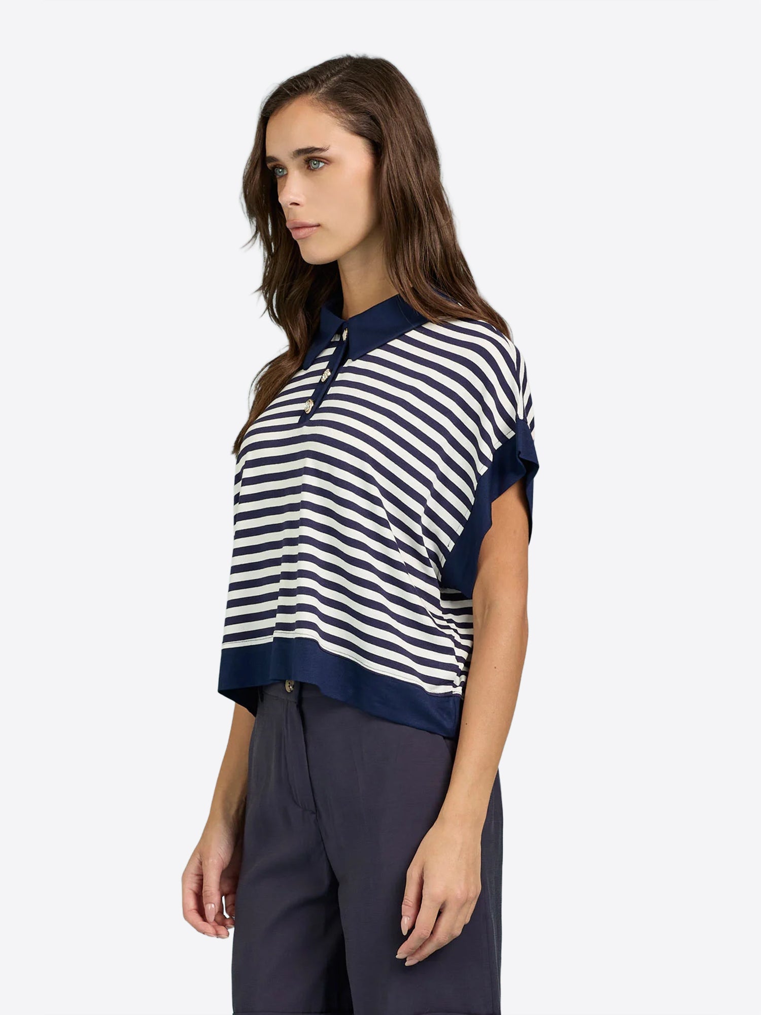 Polo TAKE TWO da Donna - blu DK03702BLU
