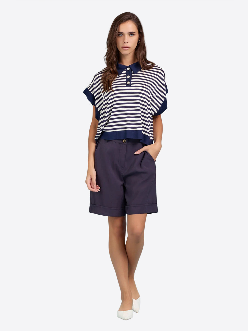 Polo TAKE TWO da Donna - blu DK03702BLU