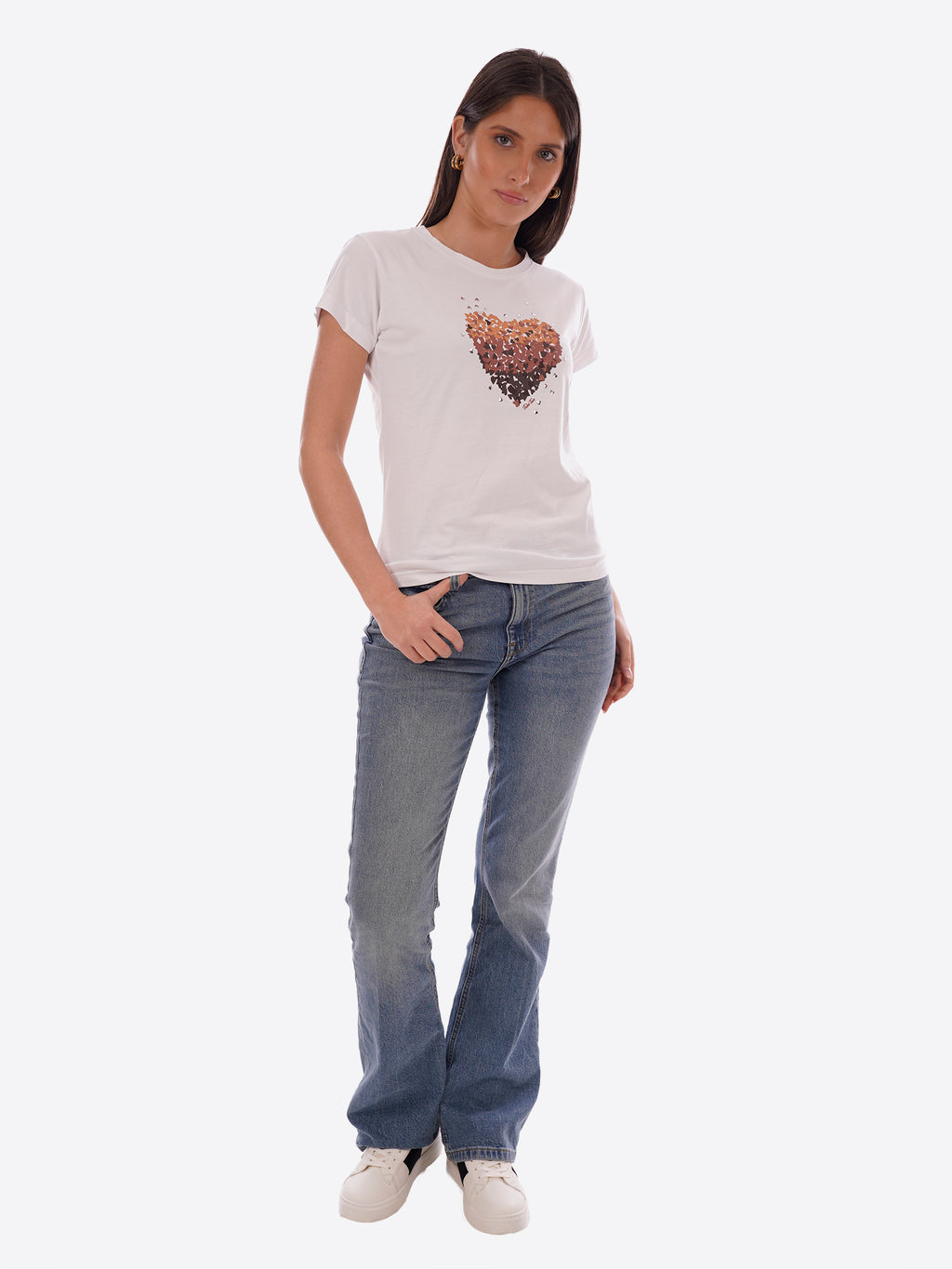 T-shirt TAKE TWO da Donna - bianco DK03902WHT