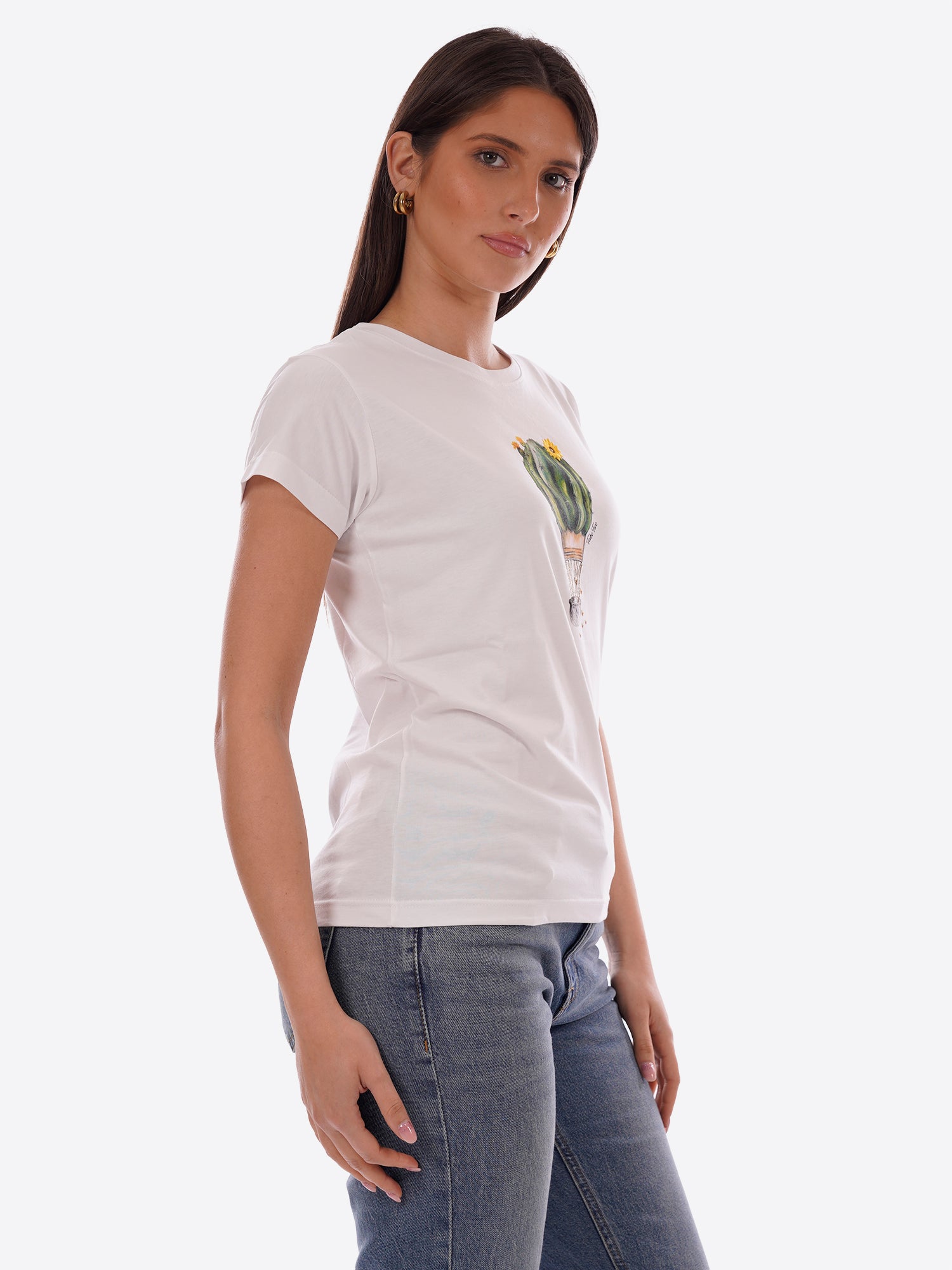 T-shirt TAKE TWO da Donna - bianco DK03907WHR