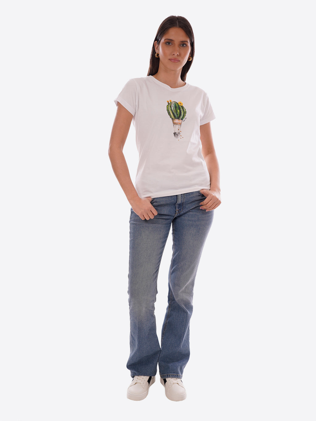 T-shirt TAKE TWO da Donna - bianco DK03907WHR