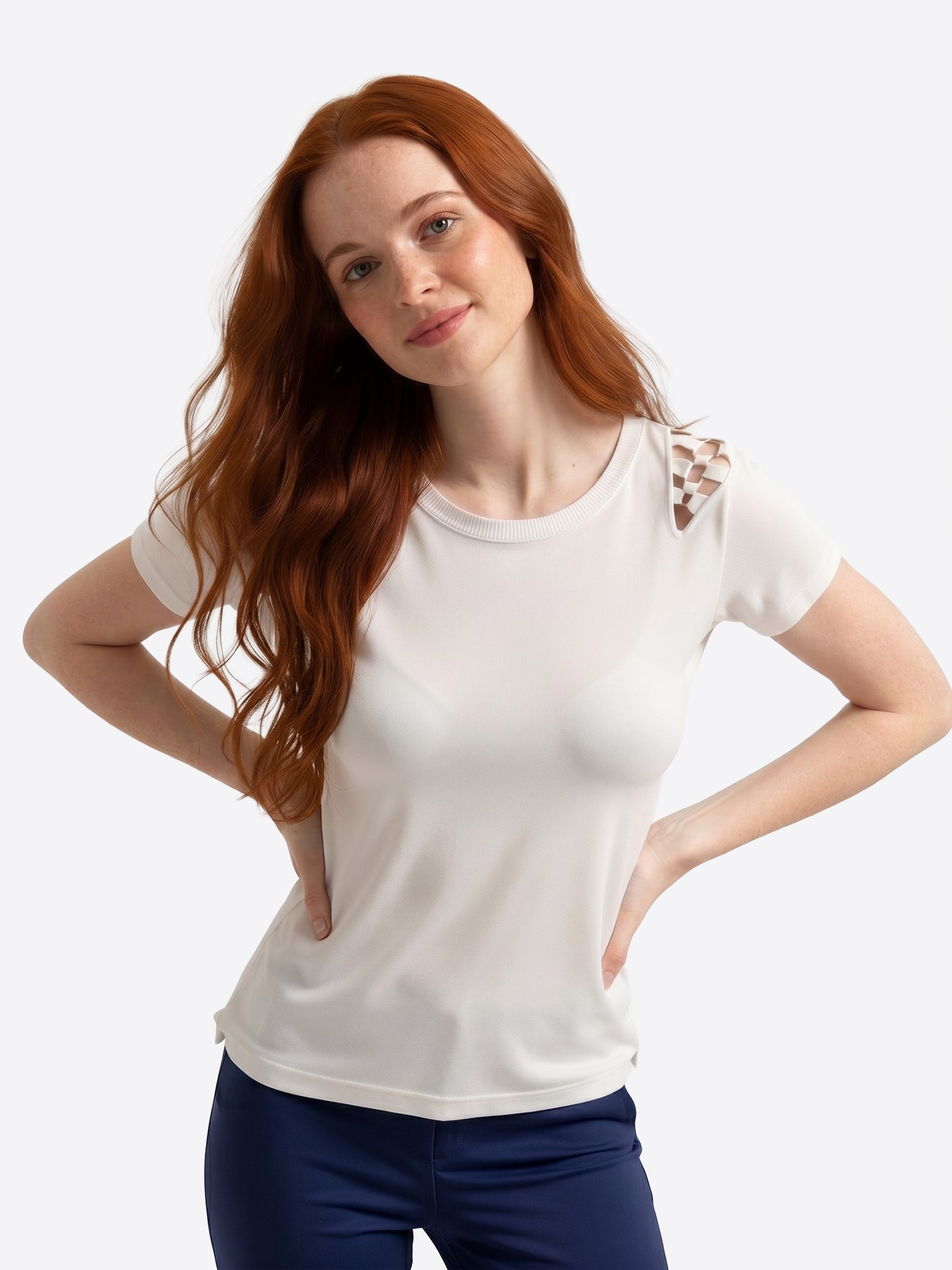 Maglia TAKE TWO da Donna - bianco DK04012WHT