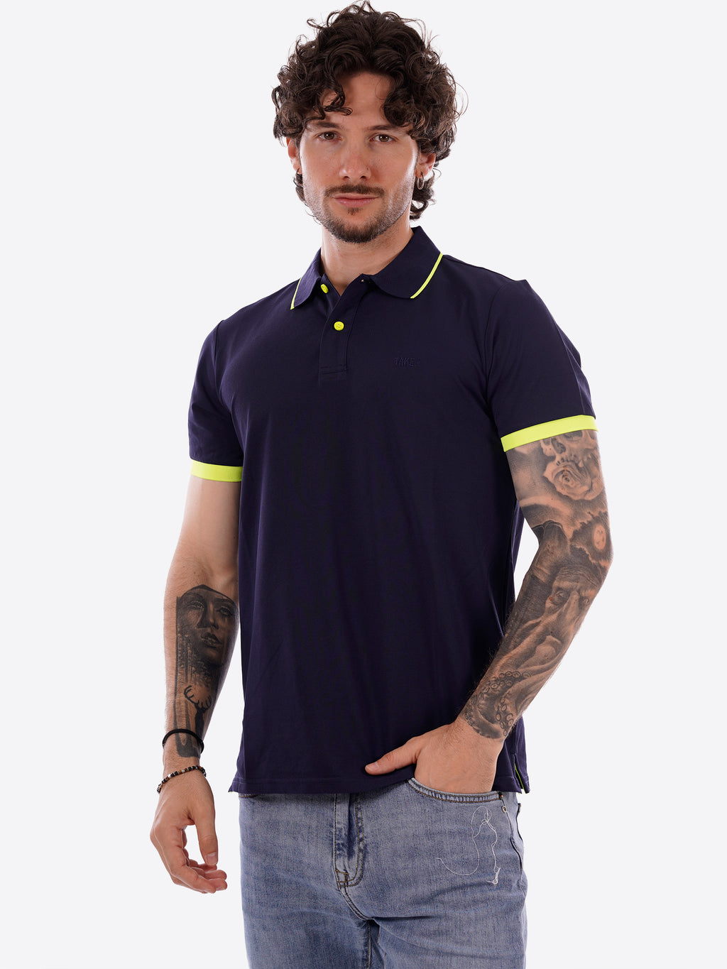 Polo TAKE TWO da Uomo - blu UKO4608BLU