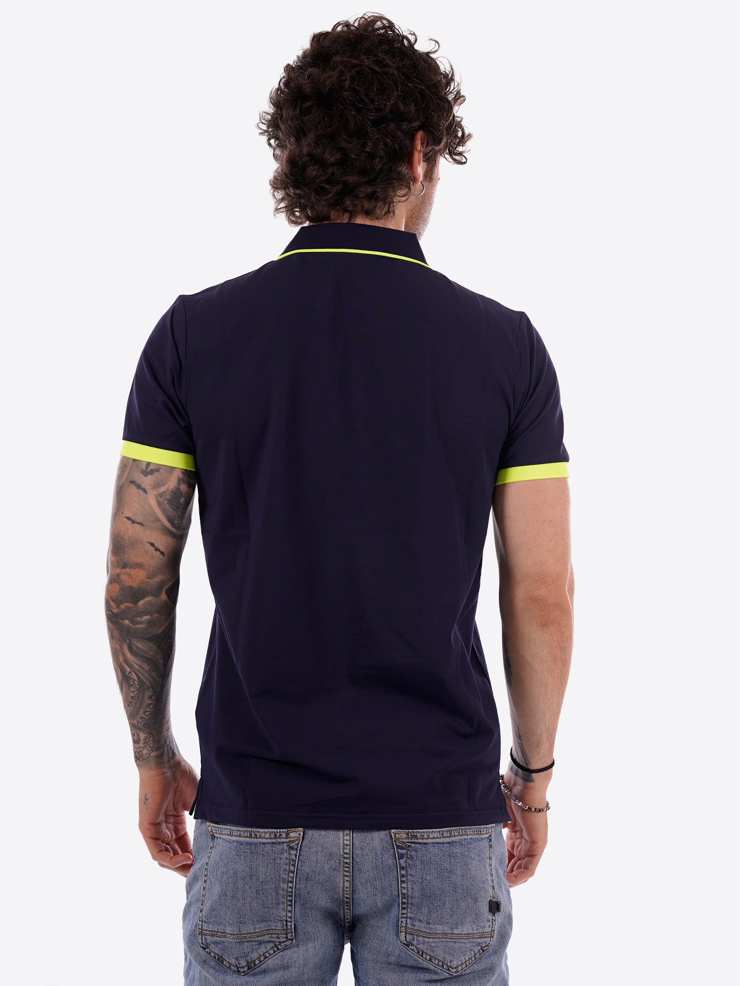 Polo TAKE TWO da Uomo - blu UKO4608BLU