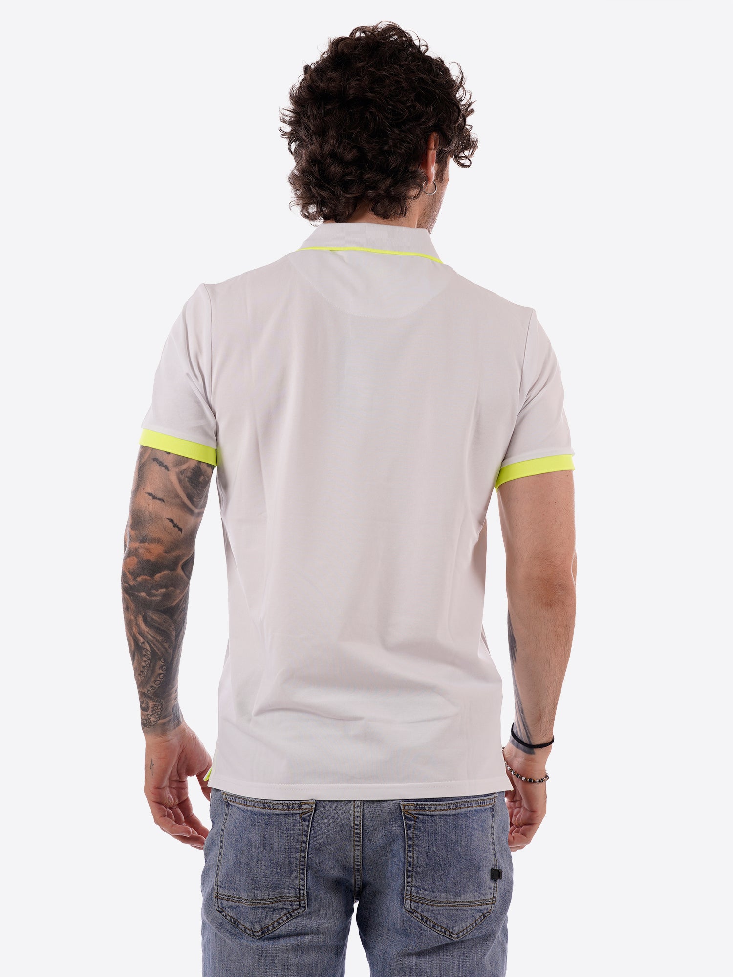 Polo TAKE TWO da Uomo - bianco UKO4608WHT