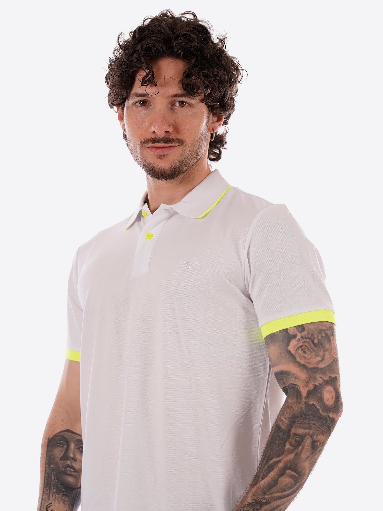 Polo TAKE TWO da Uomo - bianco UKO4608WHT