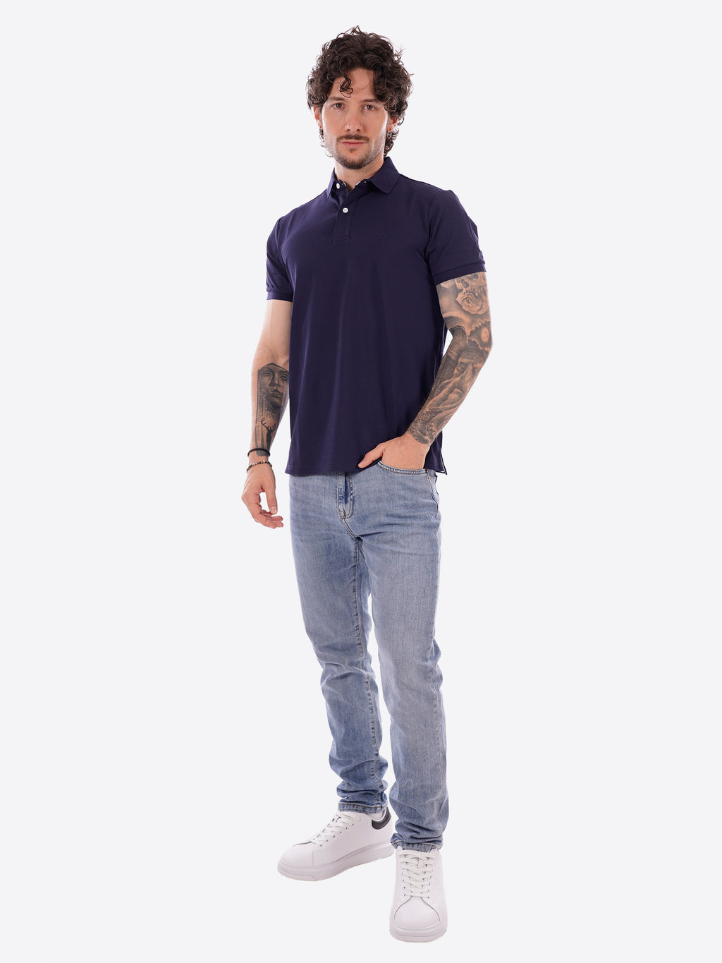 Polo TAKE TWO da Uomo - blu UKO4612NAVY