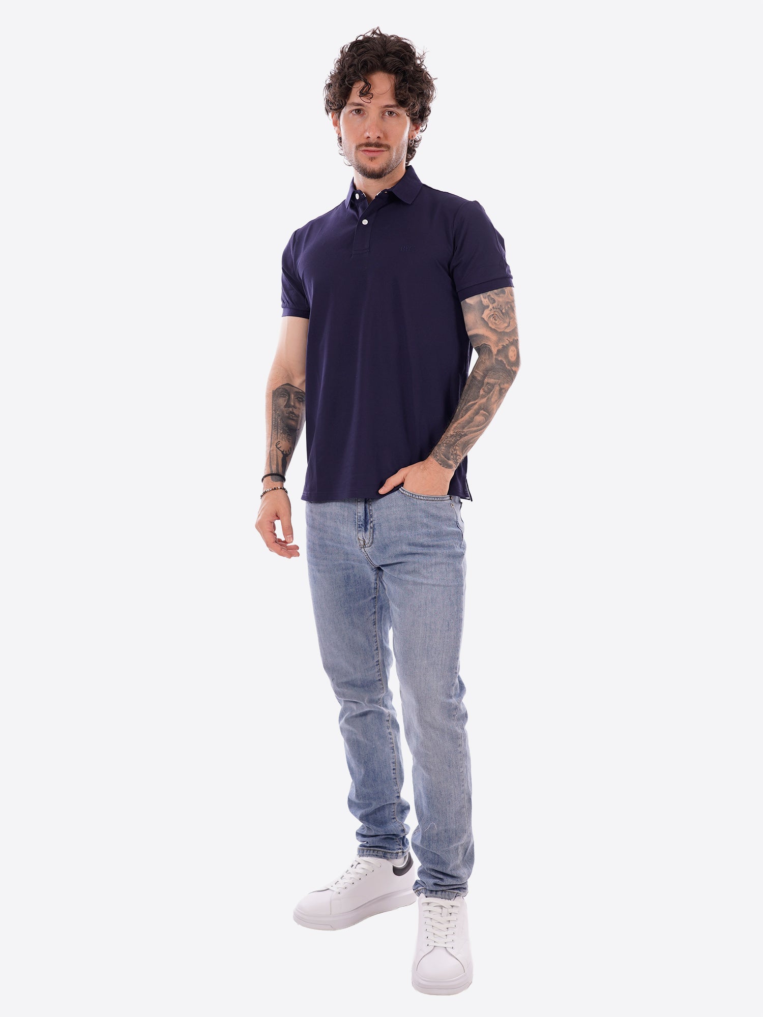 Polo TAKE TWO da Uomo - blu UKO4612NAVY