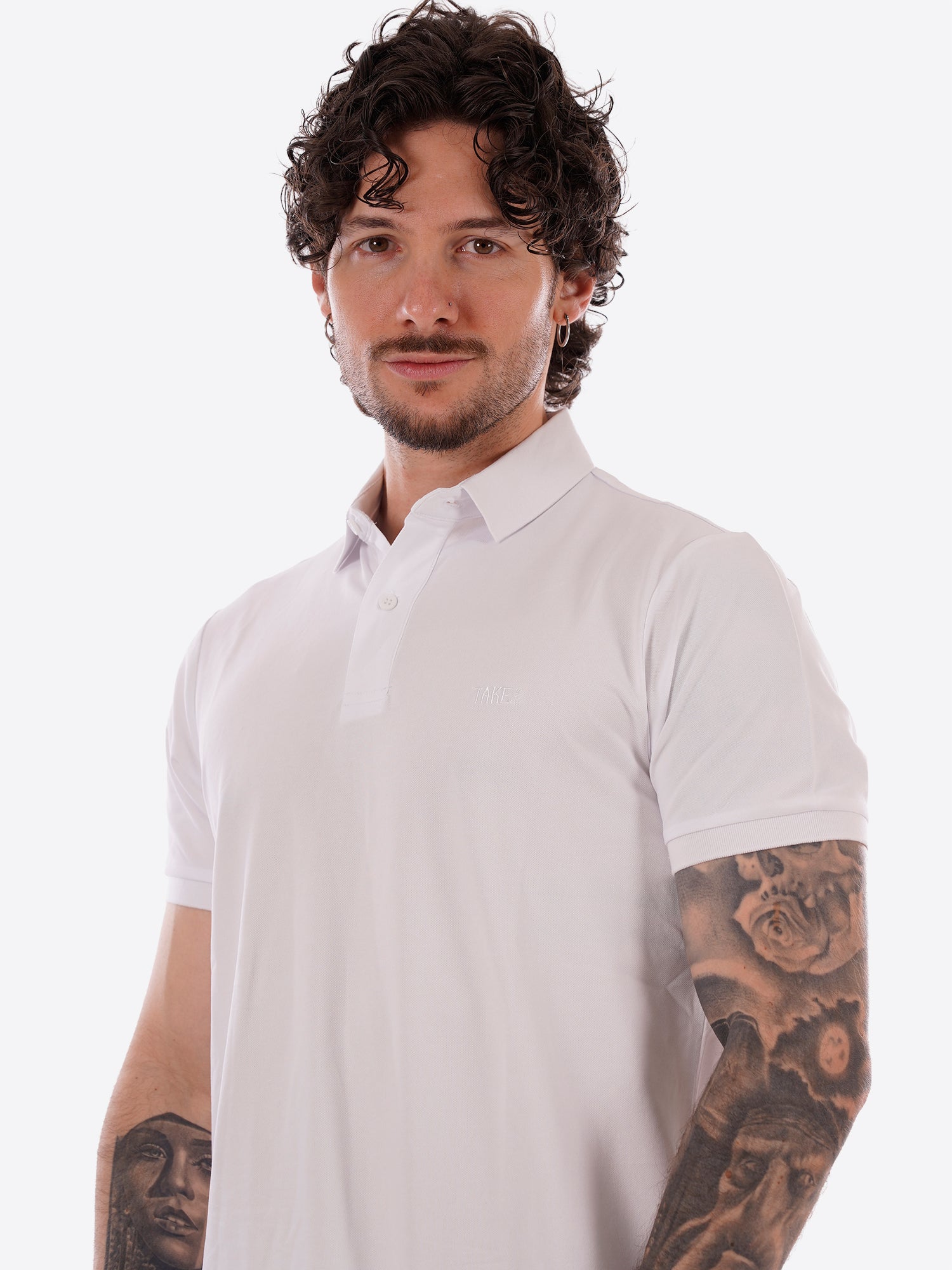 Polo TAKE TWO da Uomo - bianco UKO4612WHT