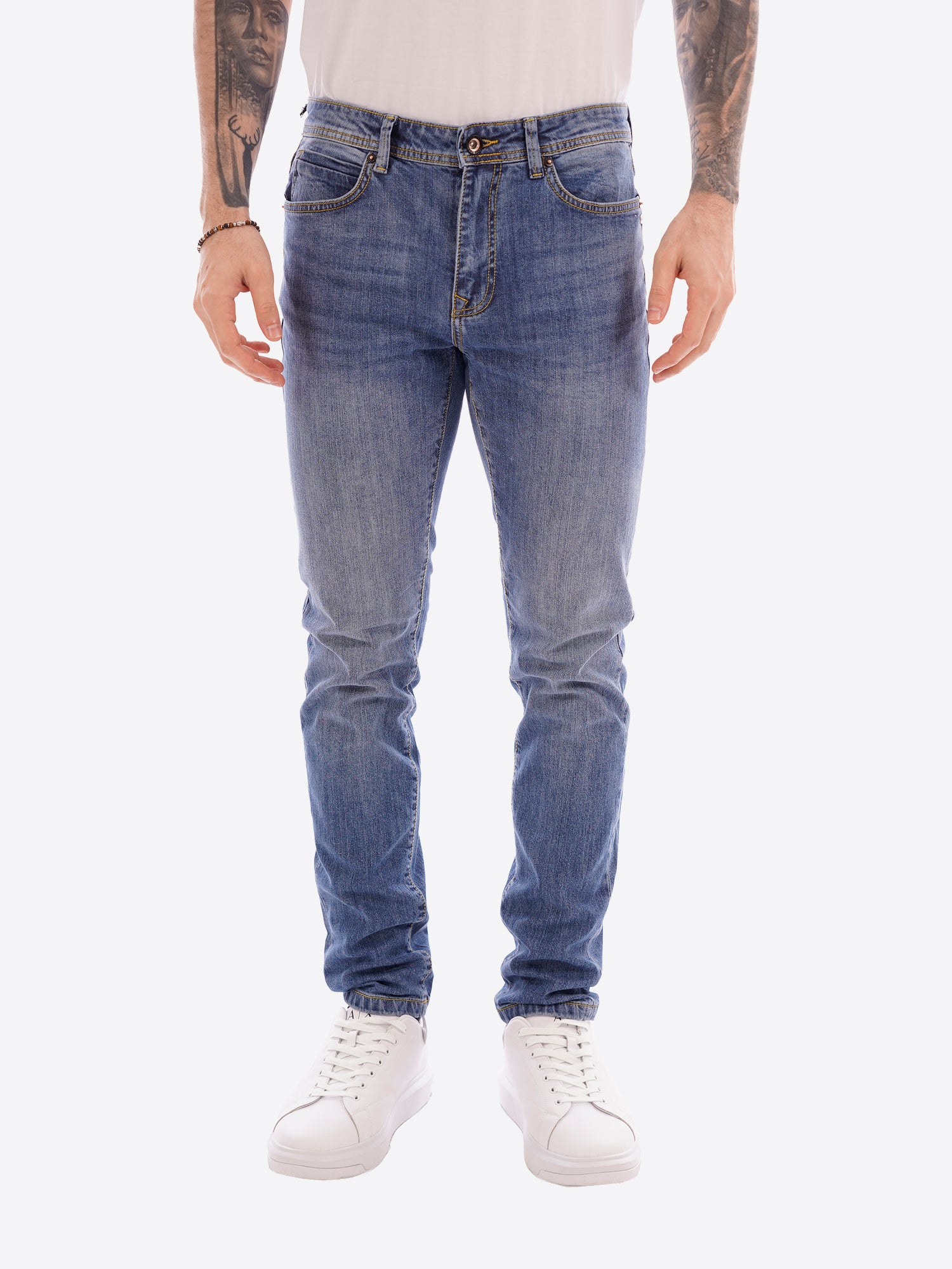 Pantalone Jeans TAKE TWO da Uomo - blu UKO5407LAVMEDIO