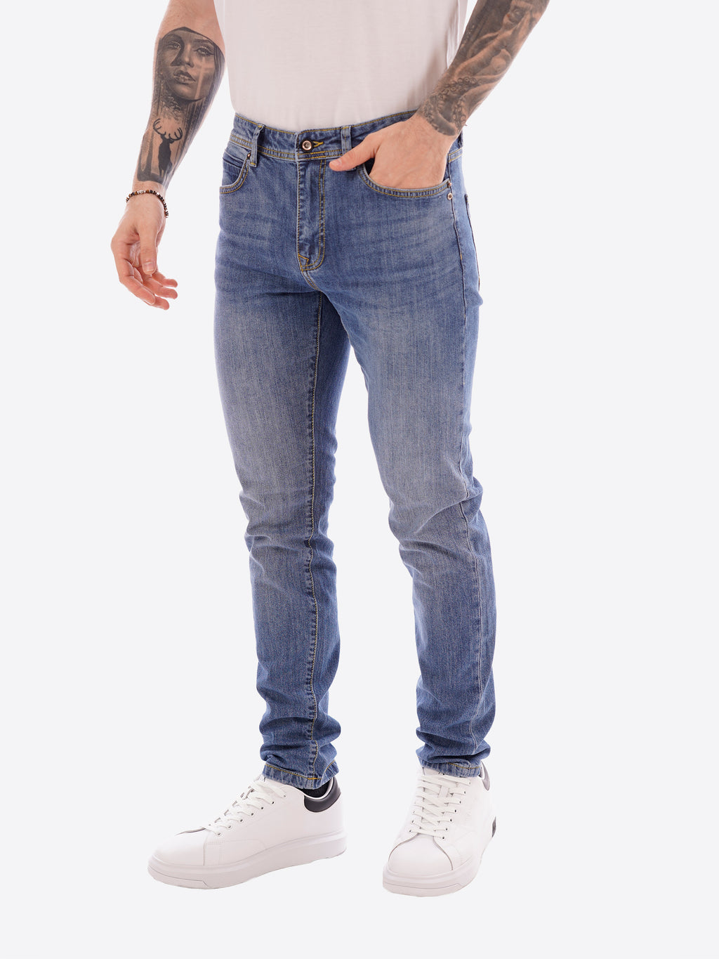 Pantalone Jeans TAKE TWO da Uomo - blu UKO5407LAVMEDIO
