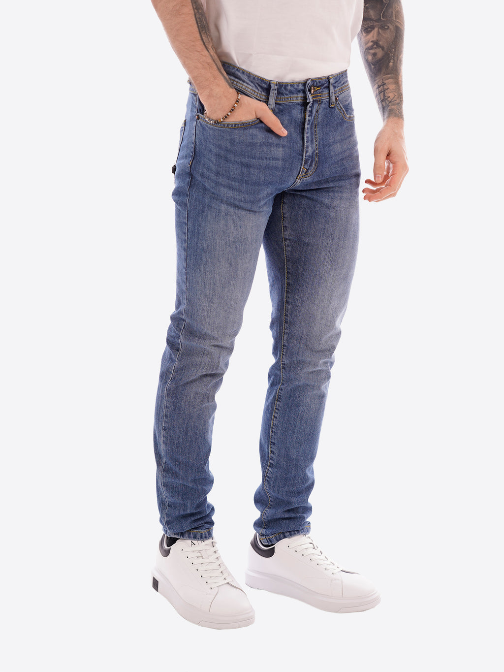 Pantalone Jeans TAKE TWO da Uomo - blu UKO5407LAVMEDIO