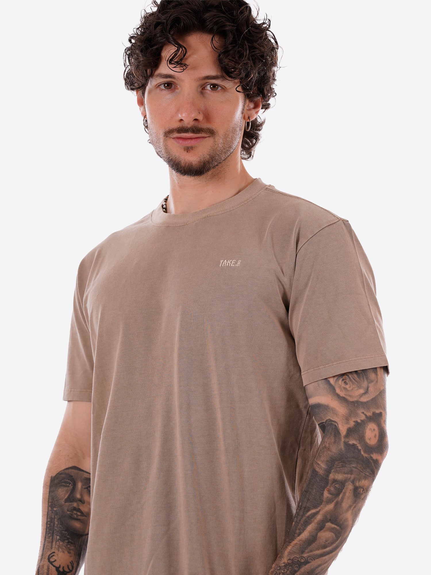 T-shirt TAKE TWO da Uomo - marrone UKO5608FANGO