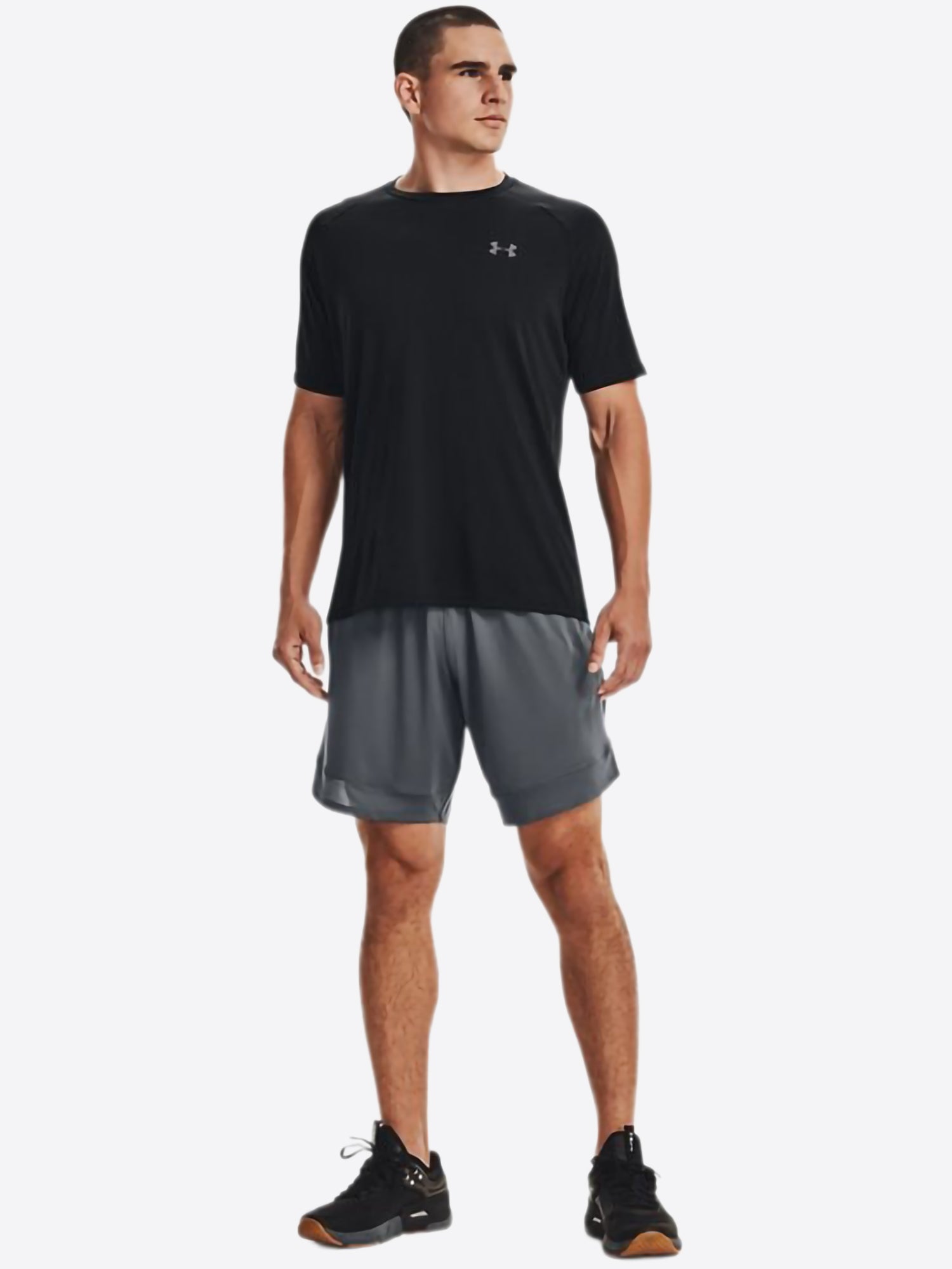 T-shirt UNDER ARMOR da Uomo - nero 13264130001 NERO