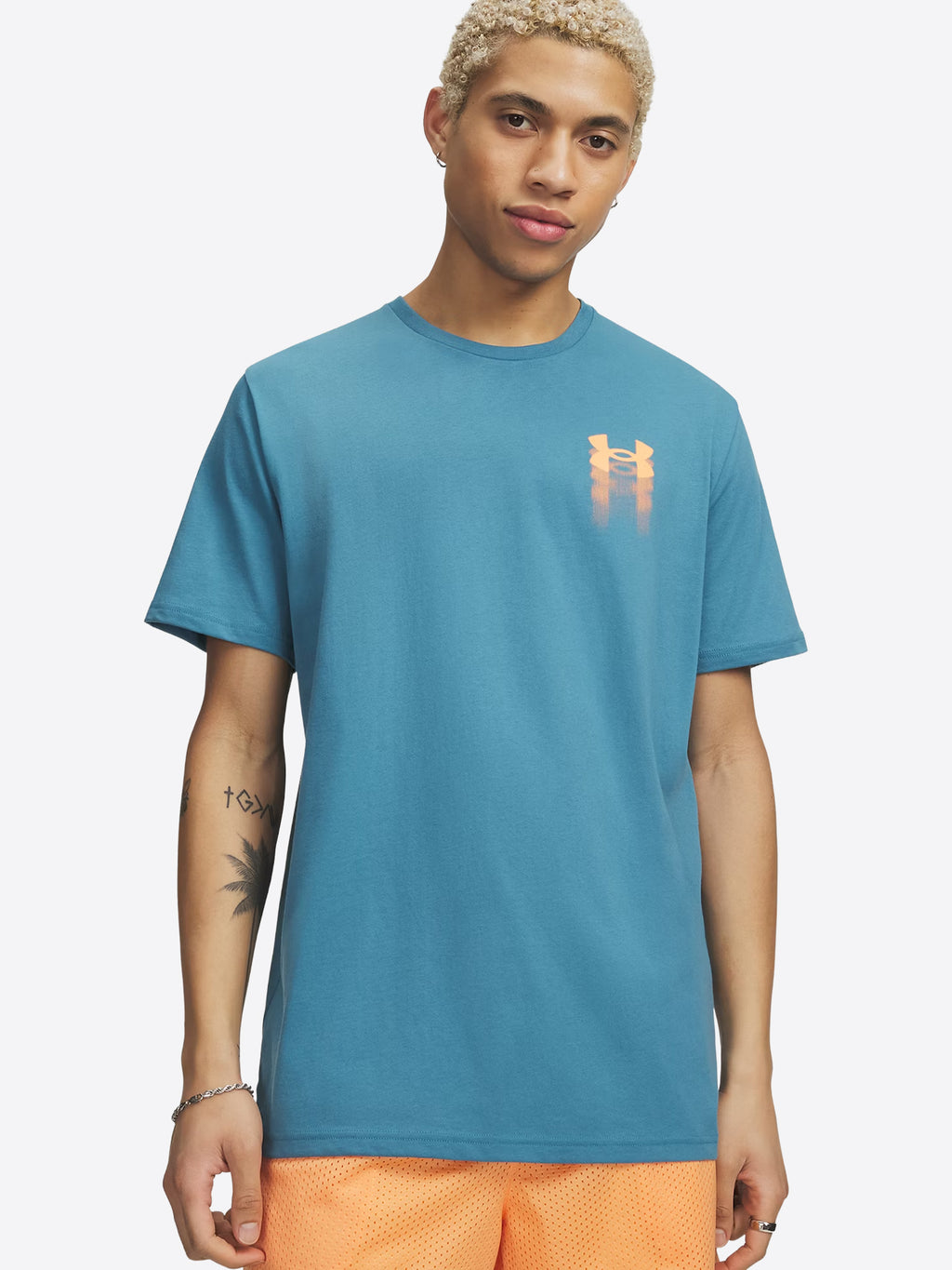 T-shirt UNDER ARMOR da Uomo - blu 6009245466 BLUARANCIO