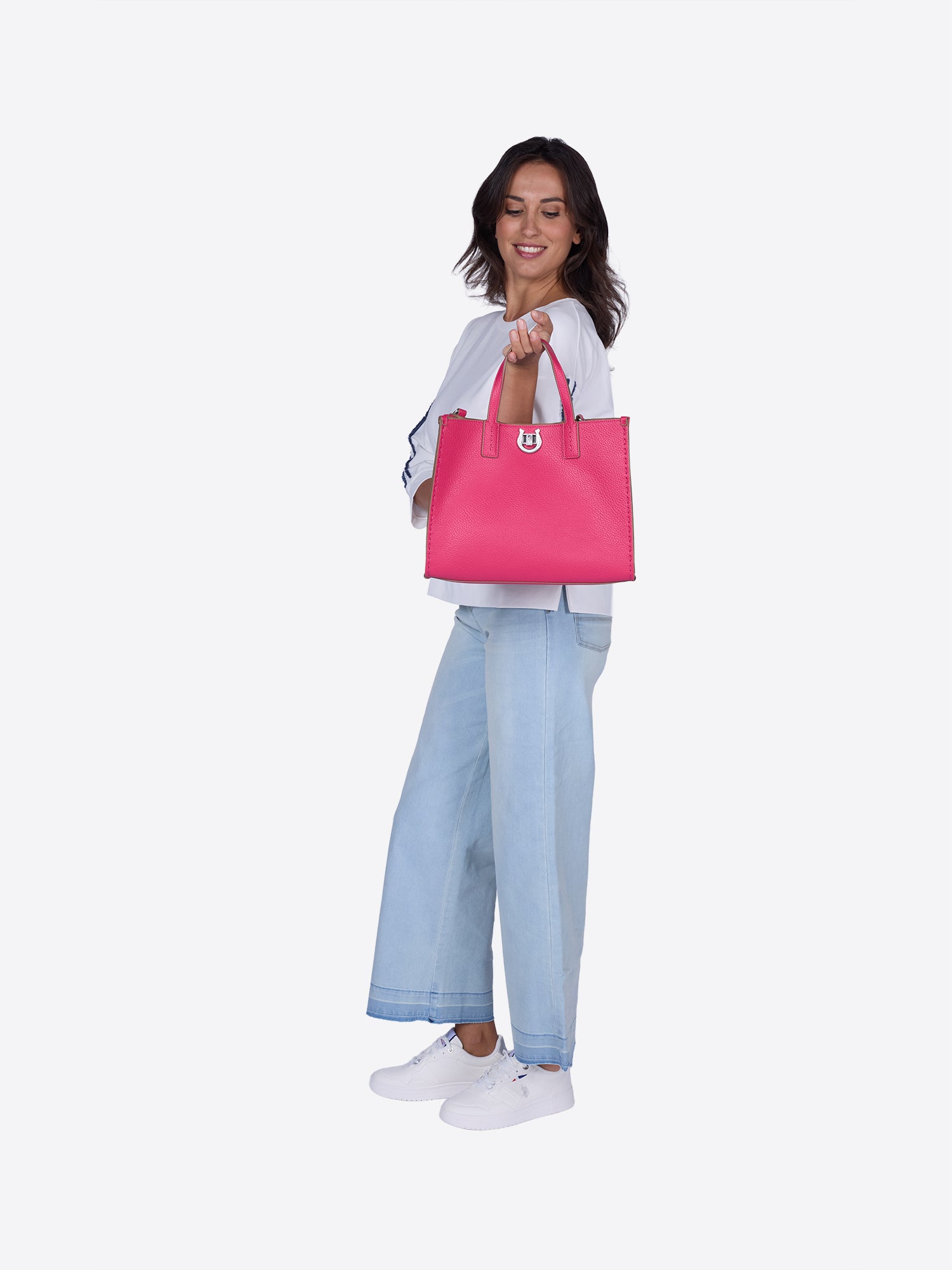 Borsa a Mano US POLO ACCESSORI da Donna - rosa BIU0M8869WV601