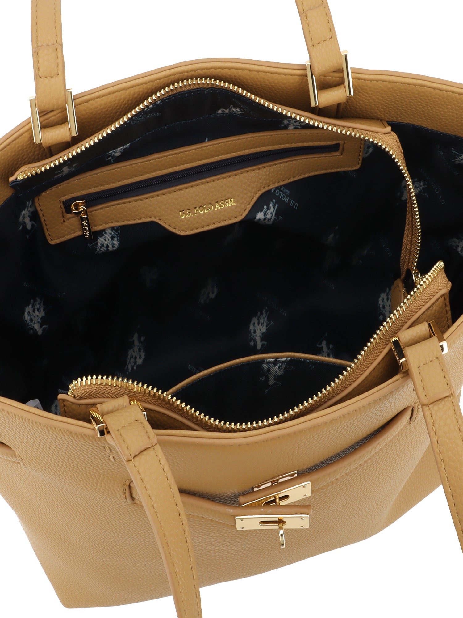 Borsa Shopper US POLO ACCESSORI da Donna - beige BIUSS8881WV512