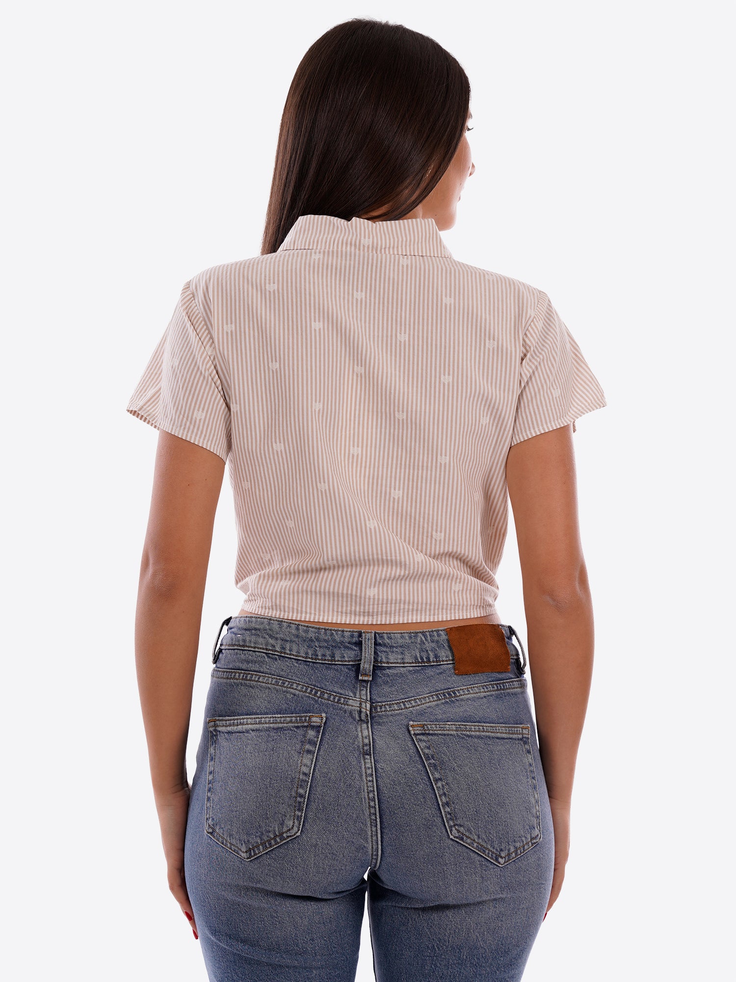 Camicia YES-ZEE da Donna - beige C22Y4002203