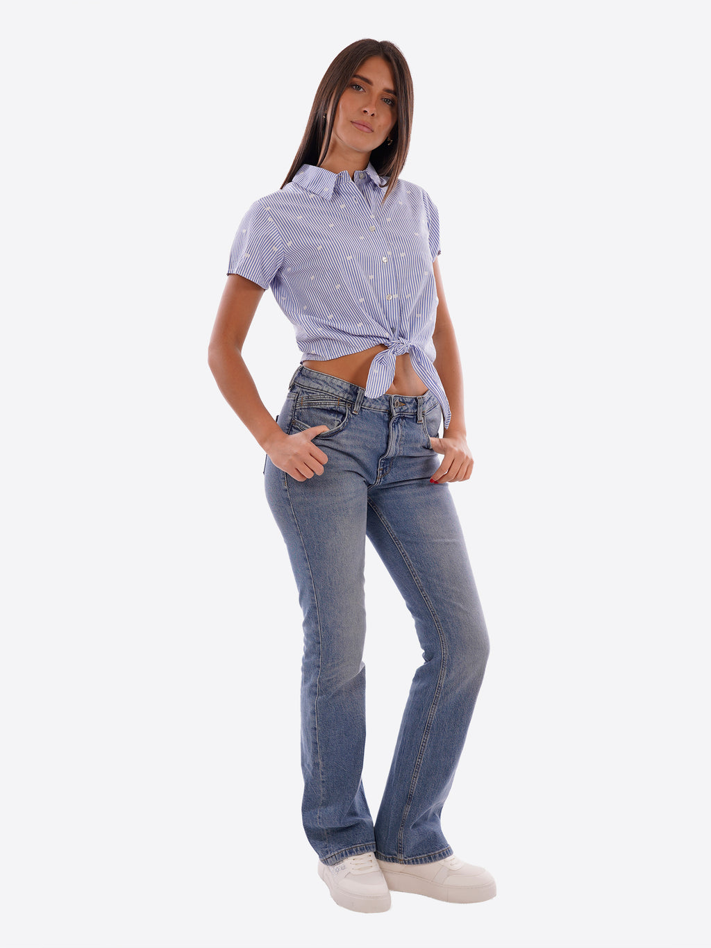 Camicia YES-ZEE da Donna - blu C22Y4002713