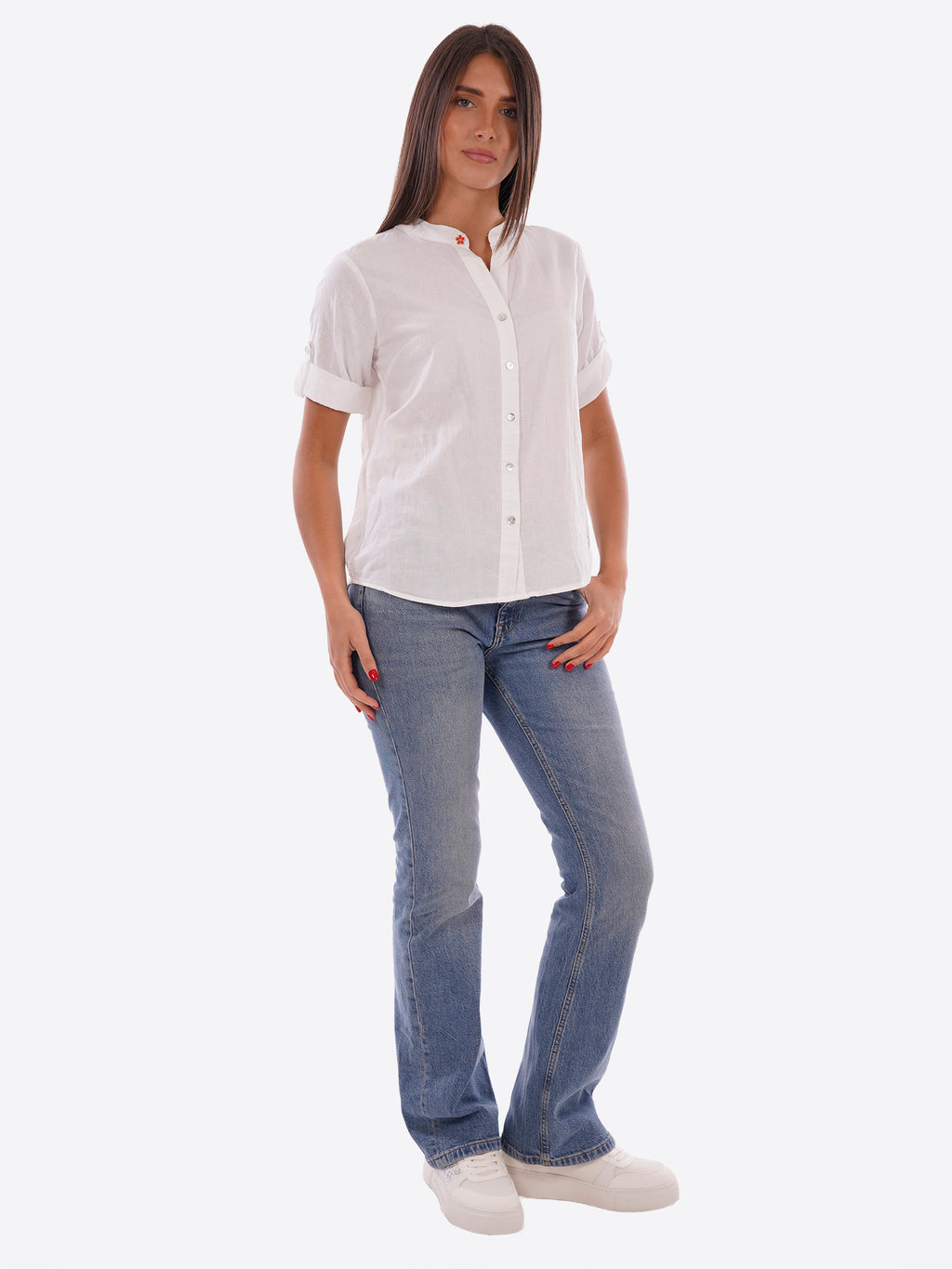 Camicia YES-ZEE da Donna - bianco C231YZ00101