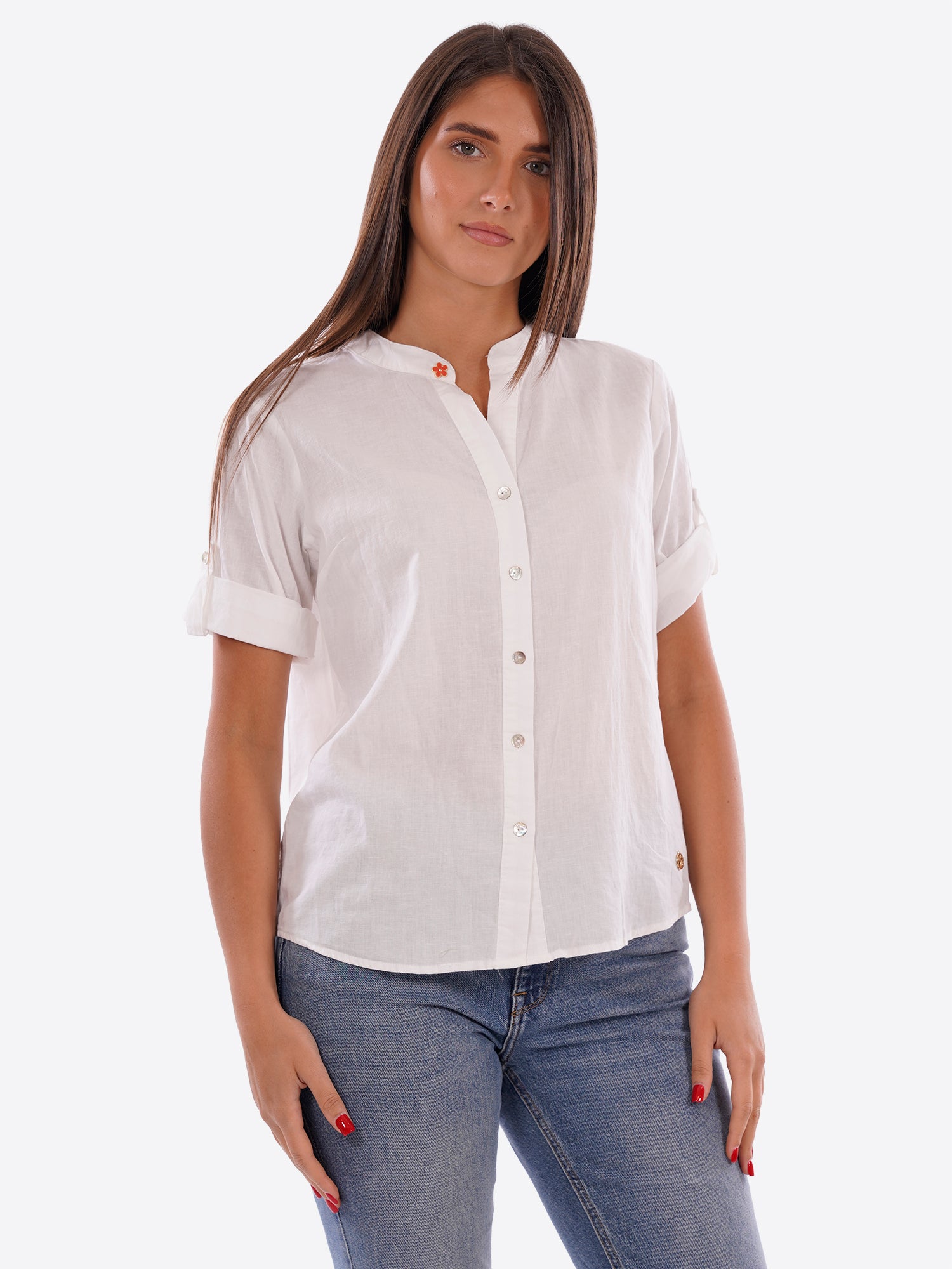 Camicia YES-ZEE da Donna - bianco C231YZ00101