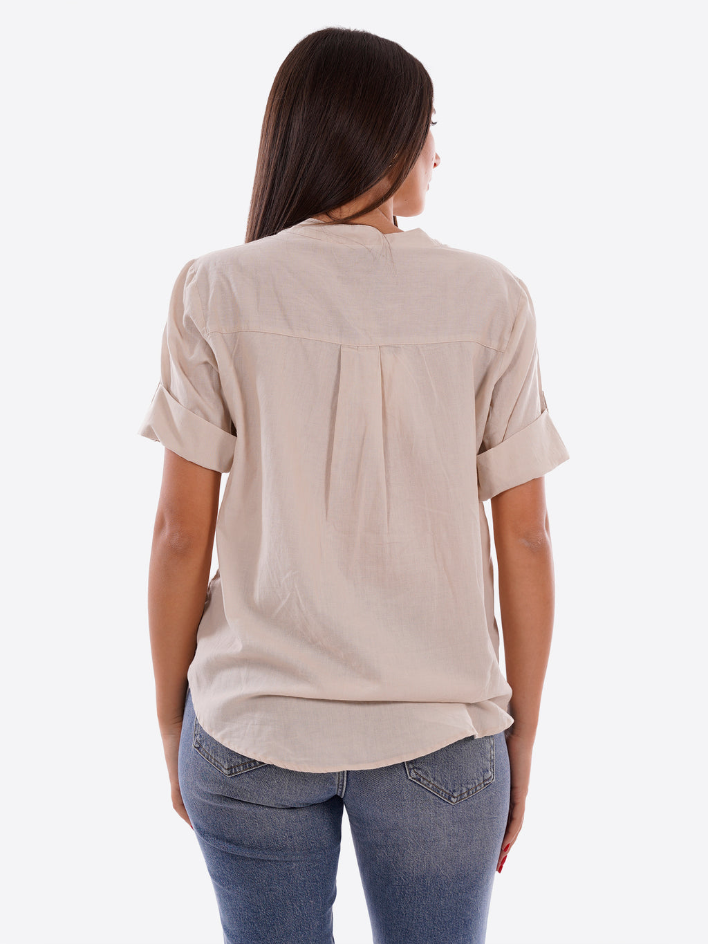 Camicia YES-ZEE da Donna - beige C231YZ00245