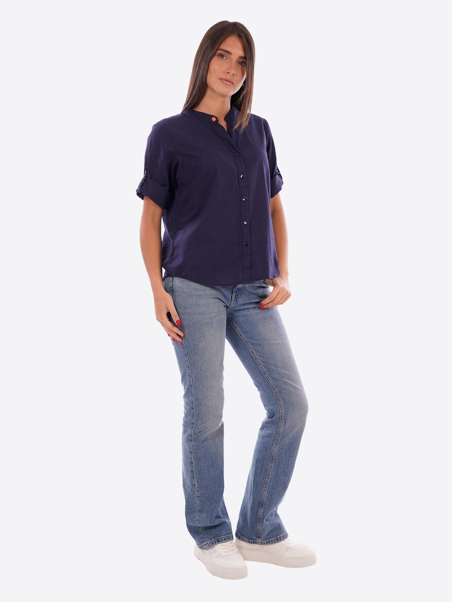 Camicia YES-ZEE da Donna - blu C231YZ00713