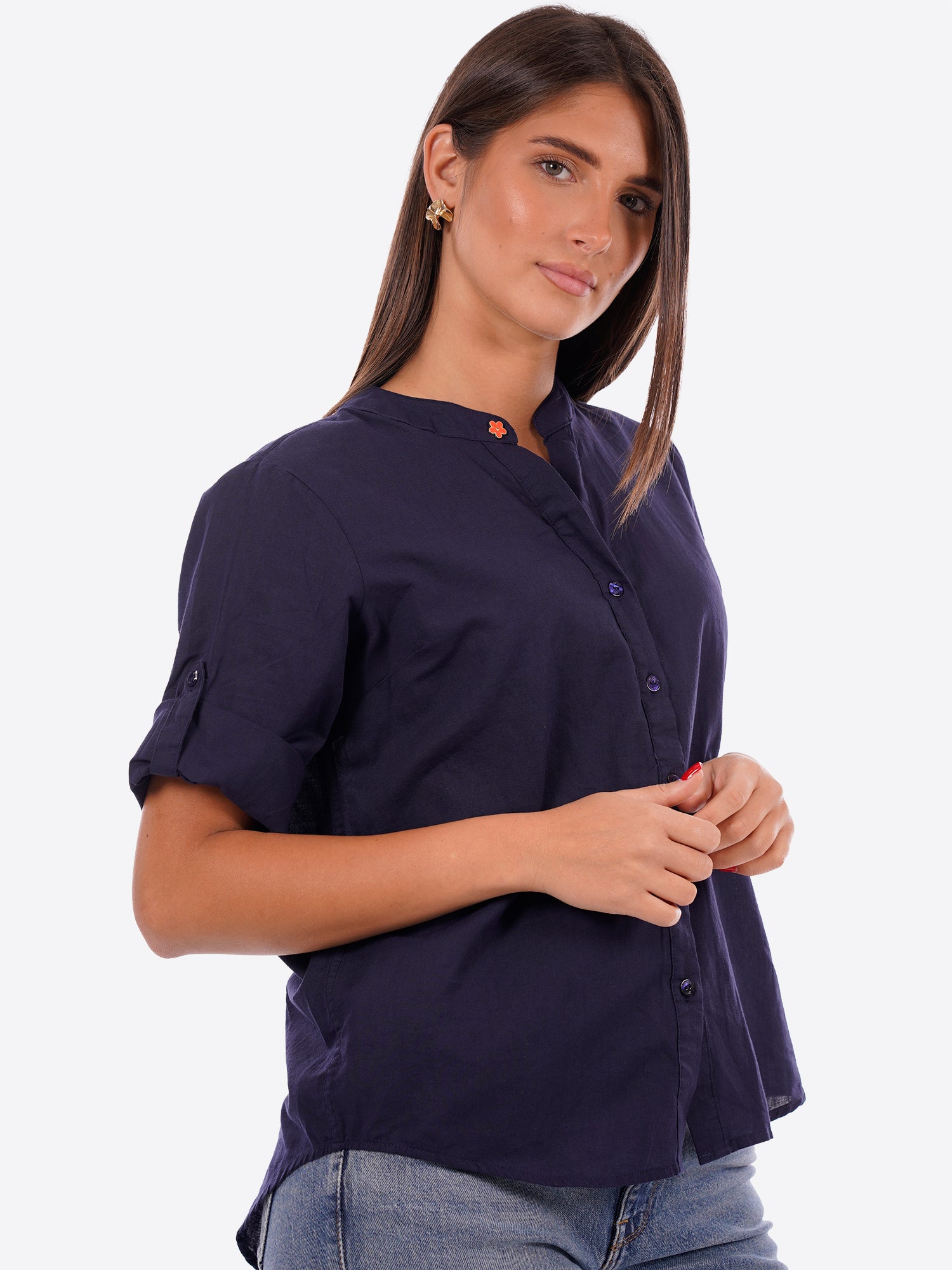 Camicia YES-ZEE da Donna - blu C231YZ00713