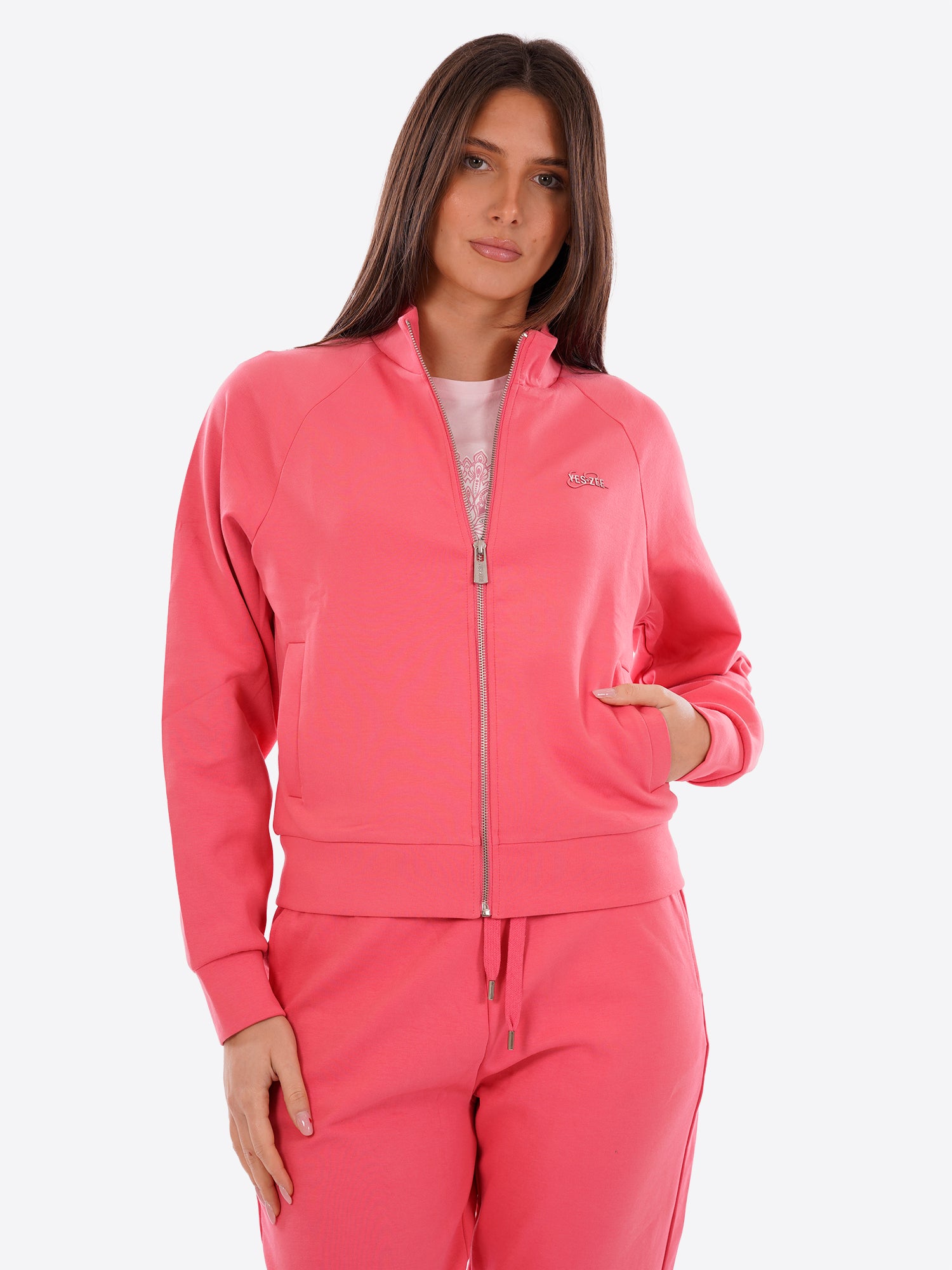 Felpa YES-ZEE da Donna - arancione F419SB00422
